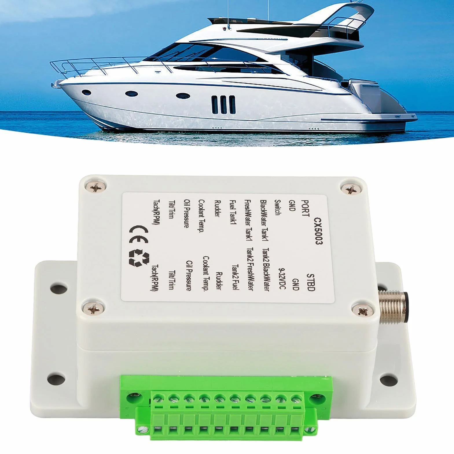 Convertitore NMEA2000 Impermeabile IP67 per Imbarcazioni Yacht Marine