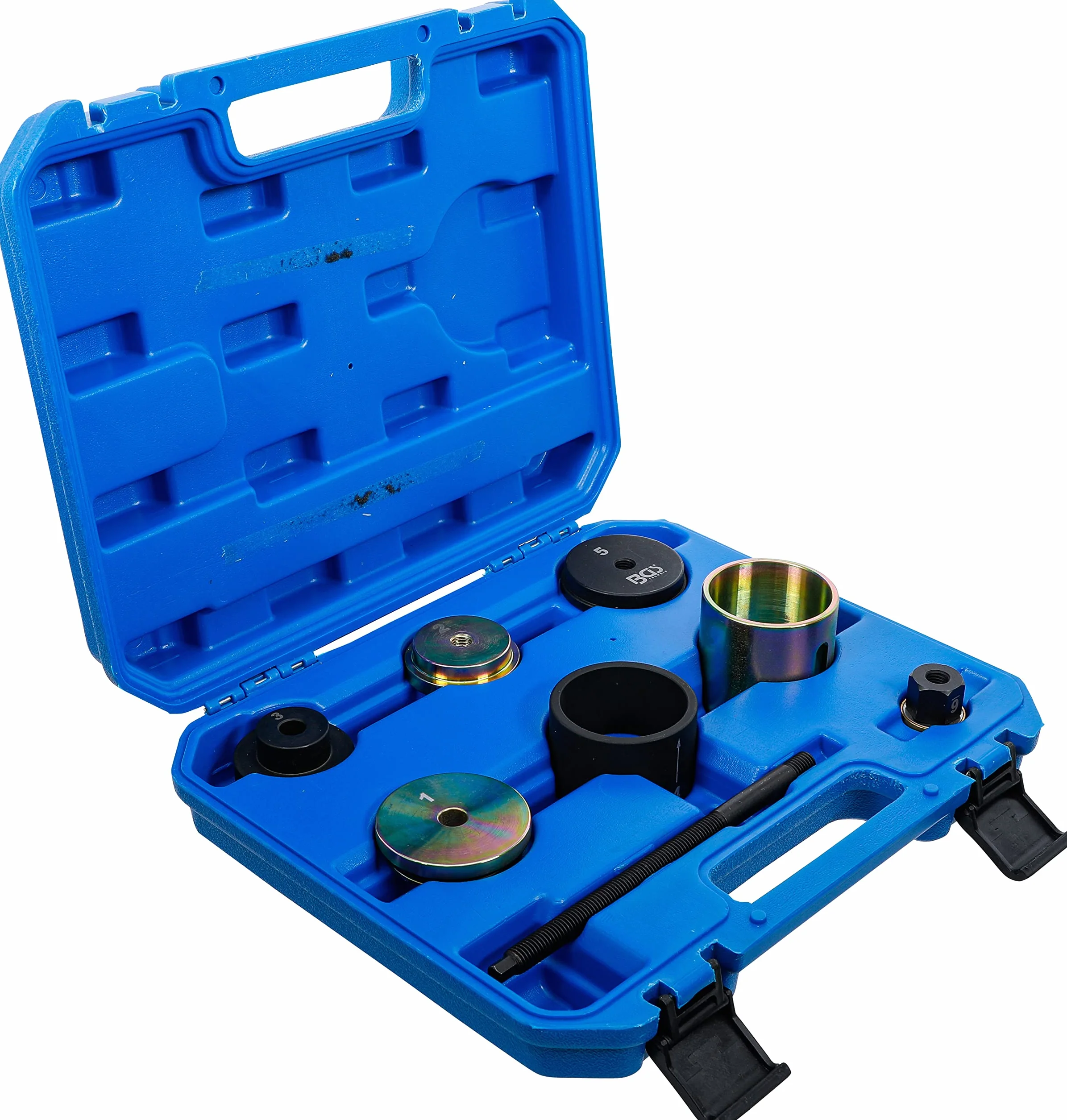 BGS 74269 Set di attrezzi per boccole in gomma per differenziale BMW 5 6 7 F01 F02 F04 F06 F07 F10-F13 F18