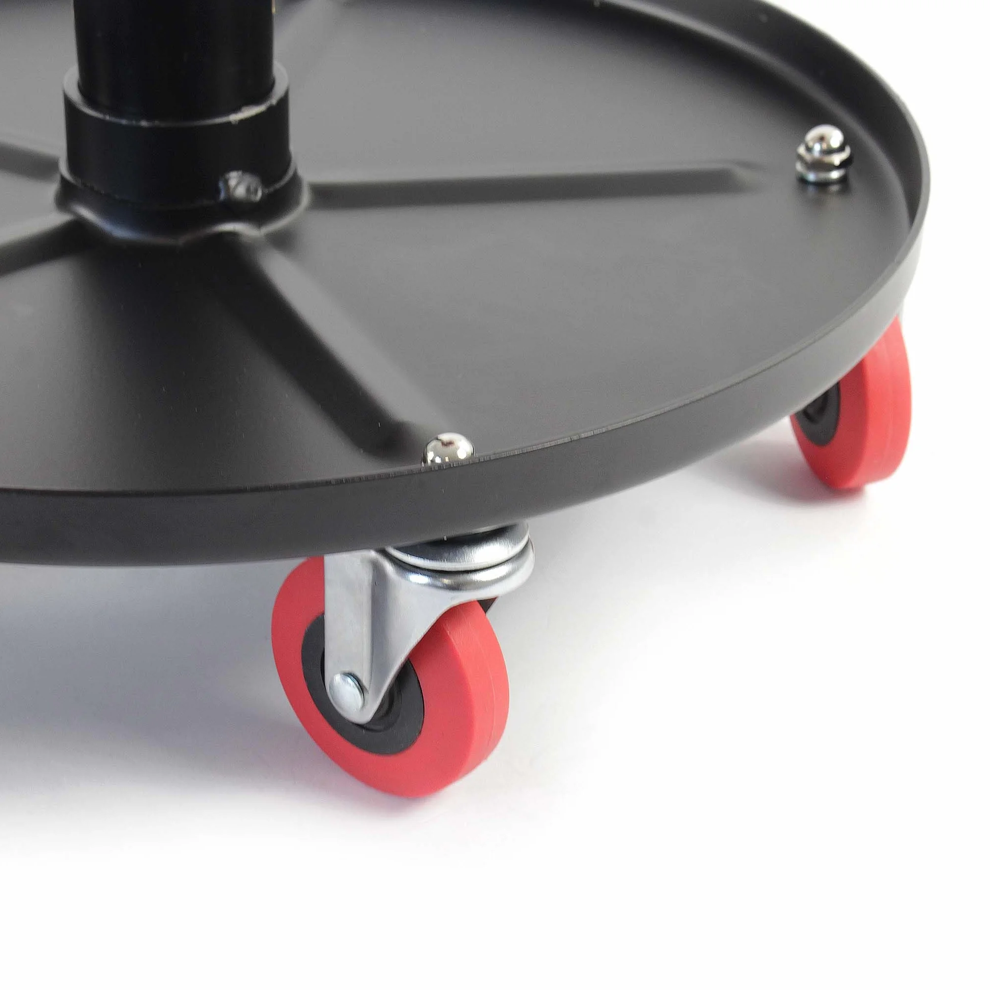 XPOtool Sgabello per Officina con rotelle e Altezza Regolabile, Sedile Girevole a 360°, Sgabello Mobile da Meccanico