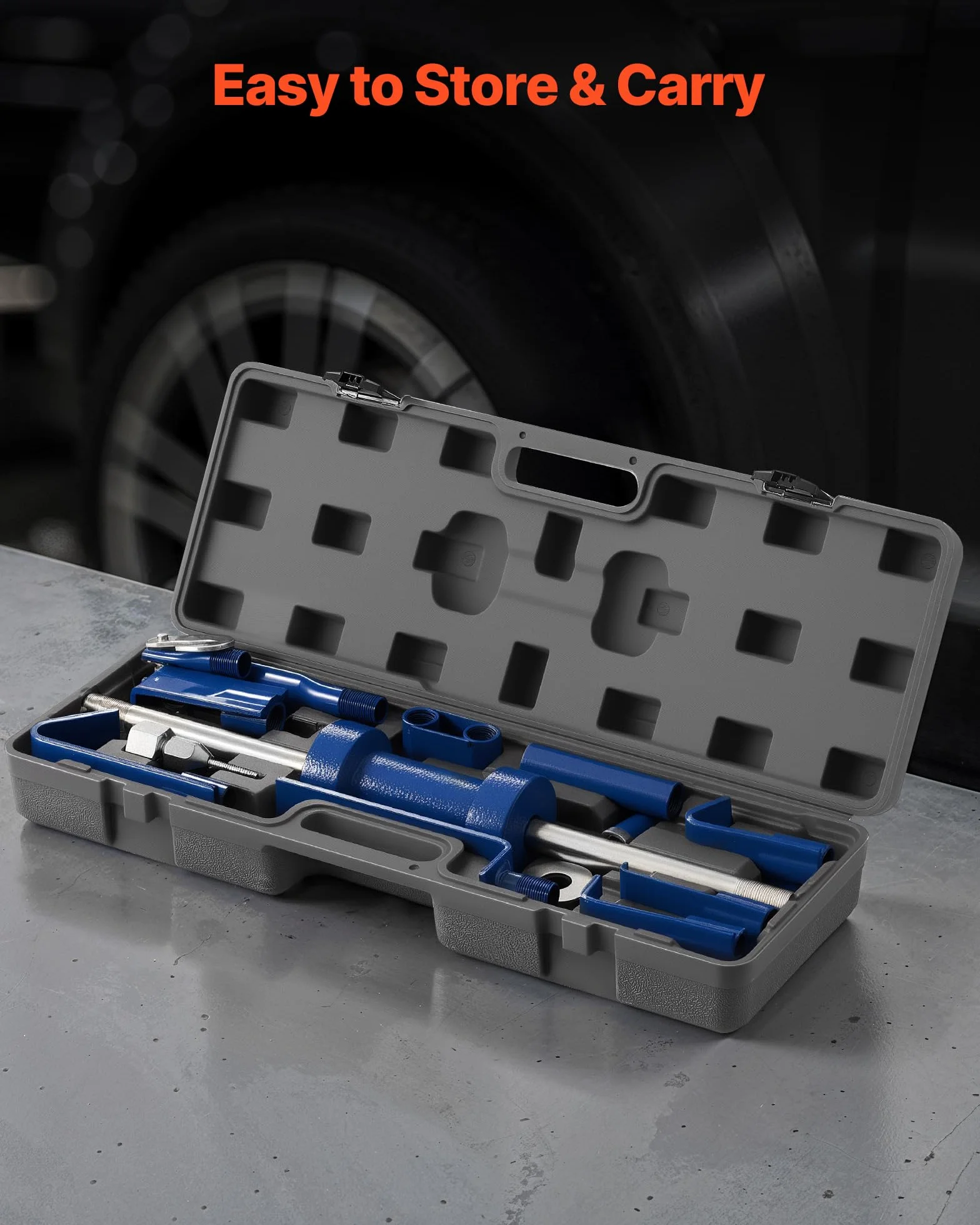 VEVOR Kit Estrazione Ammaccature, Martello Scorrevole 5,89 kg, Rimozione Danni Auto, Riparazione Carrozzeria con Custodia