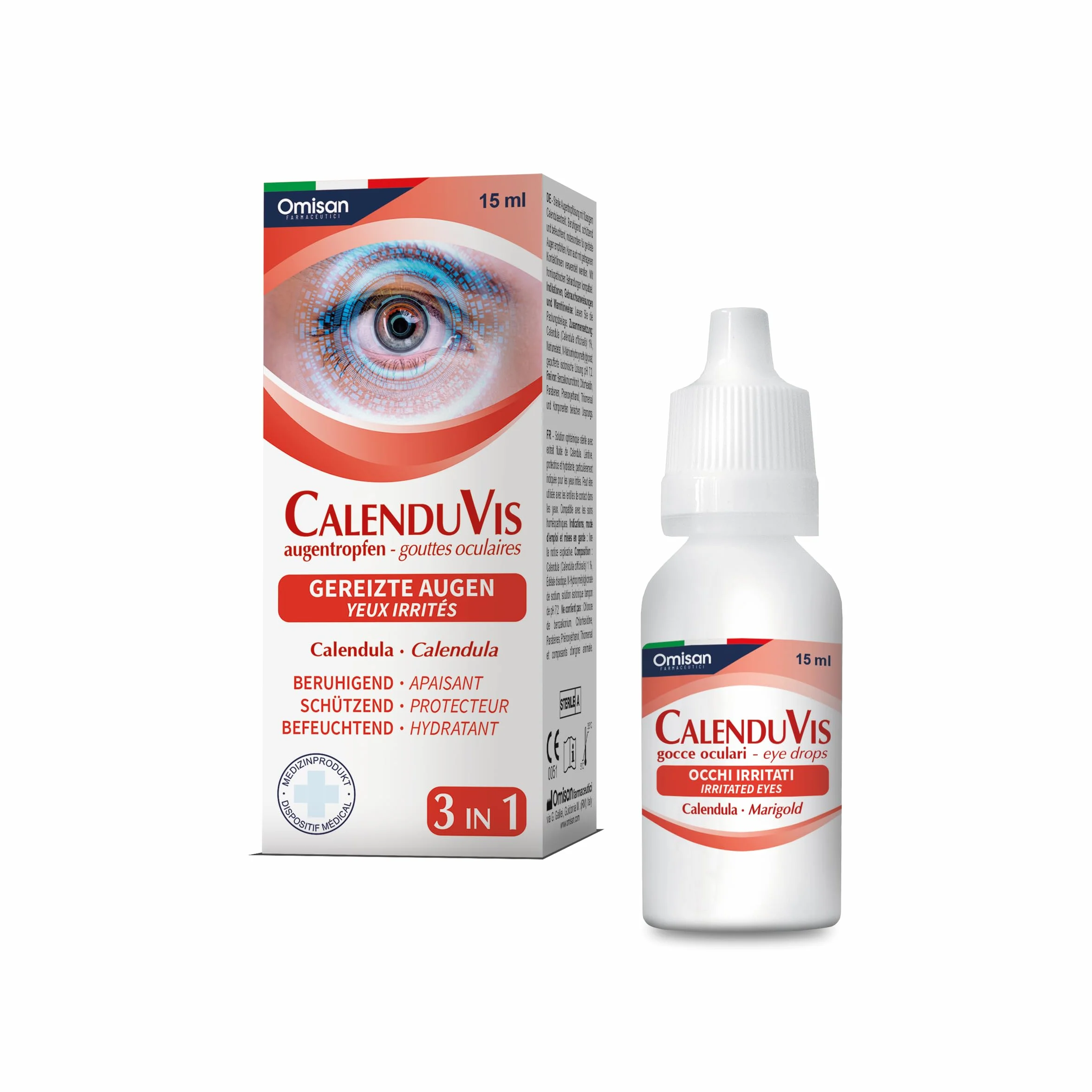 Calenduvis Gocce Oculari con Estratto di Calendula 15 ml