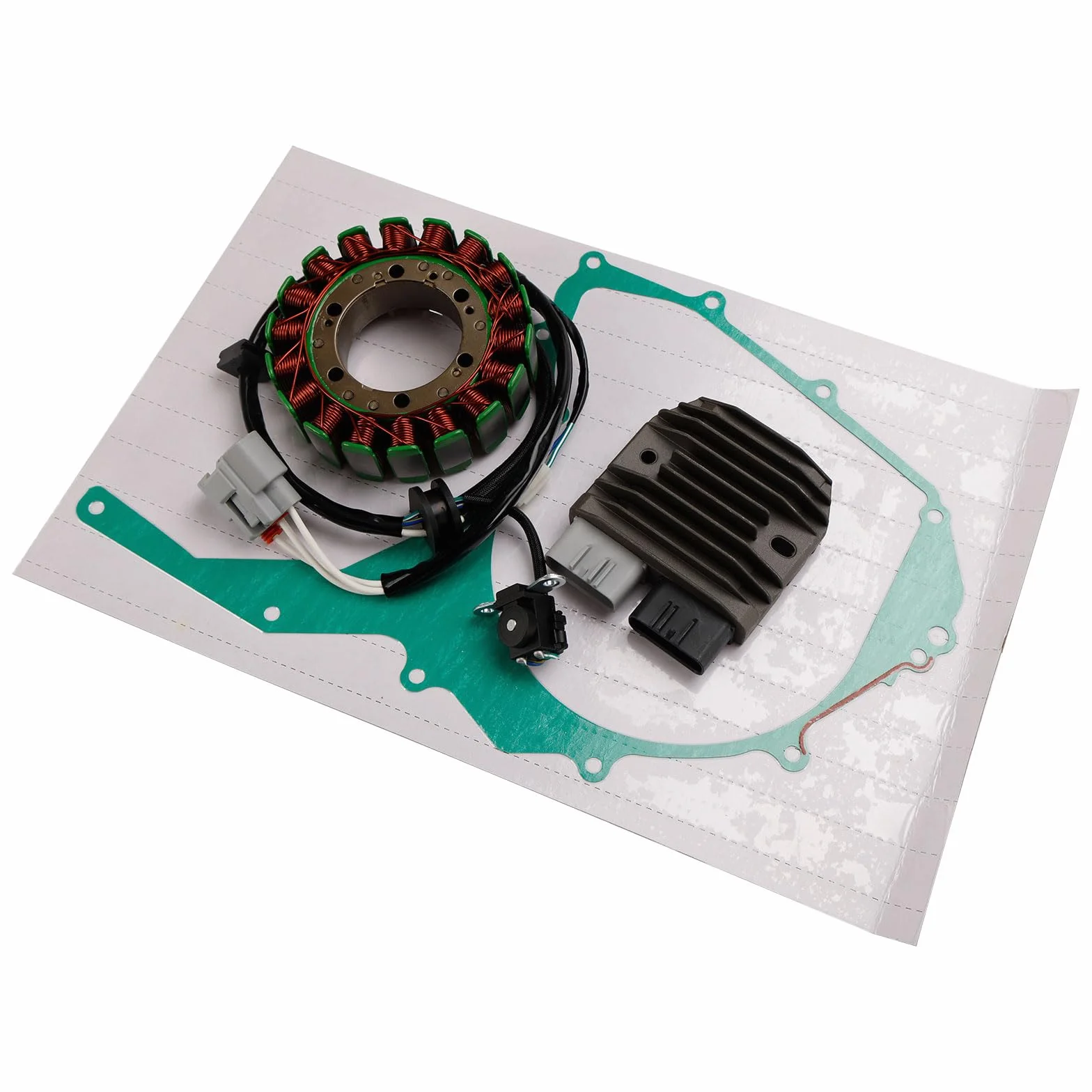 Magneto Stator+Voltage Rectifier+Gasket Fit for Yamaha TDM900 2002-2010