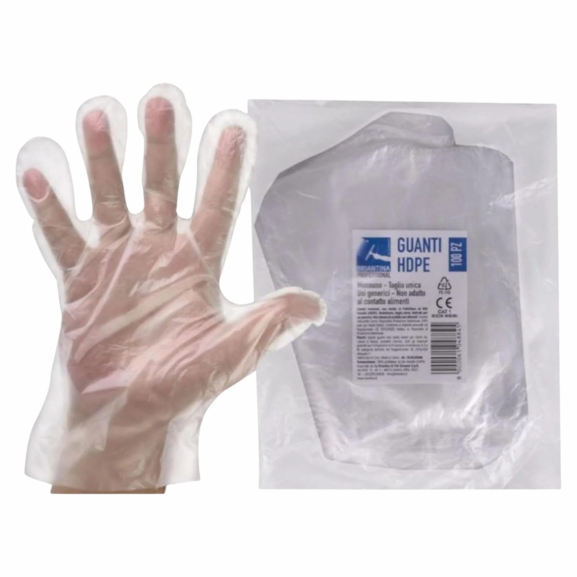 Set Pulizia Antimuffa 500 ml Spray Detergente + Panno Lattice + 100 Guanti HDPE Monouso