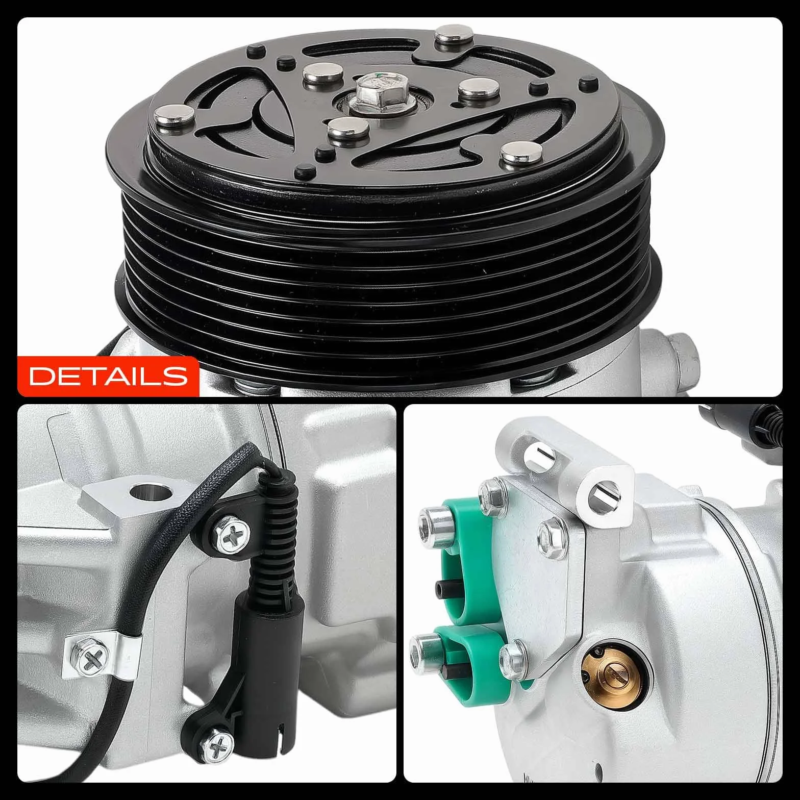 Frankberg Compressore Aria Condizionata Compatibile con Mini R50 R53 One D 1.4L 2003-2006