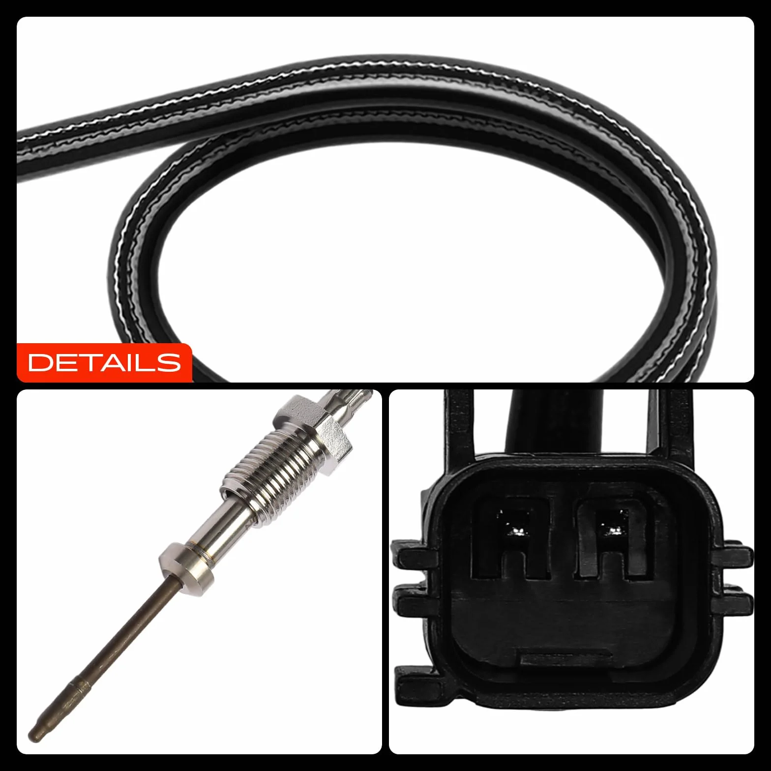 Frankberg Sensore temperatura gas di scarico Compatibile Focus III Turnier Tourneo Connect C-Max II