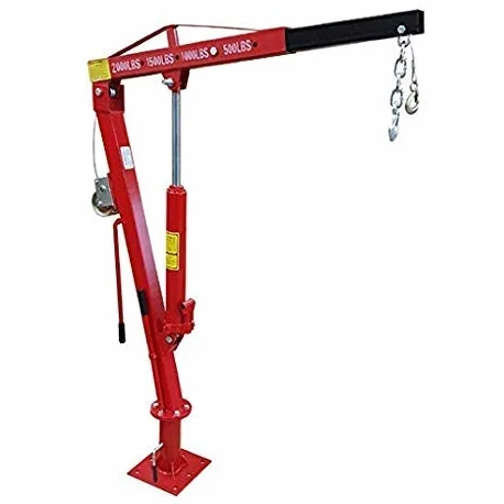 Varan Motors - NEPTC-03 900Kg gru di sollevamento per rimorchio, pick-up, portellone posteriore con verricello