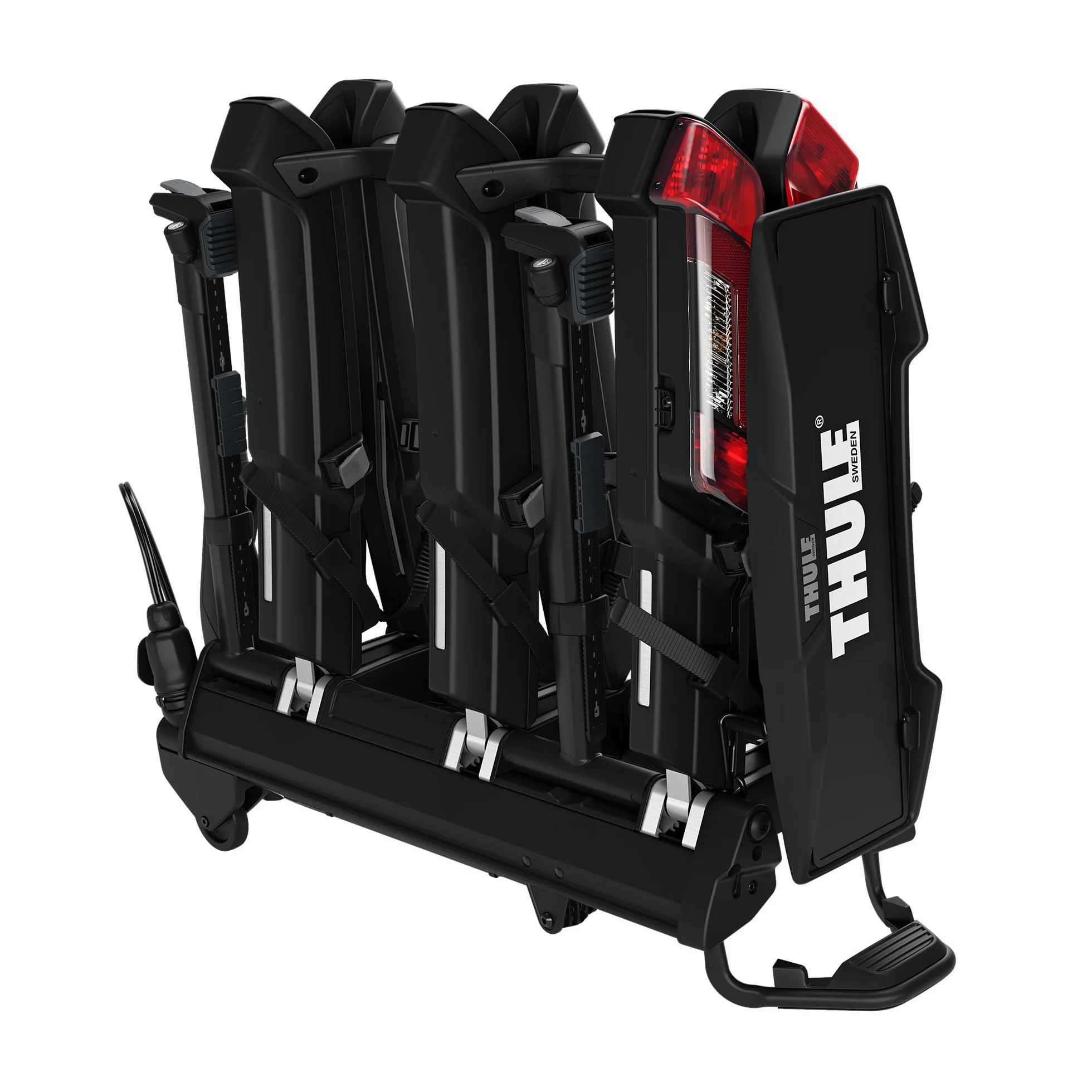 Thule Epos Piattaforma Gancio Traino Portabici Pieghevole Black, 3 bikes