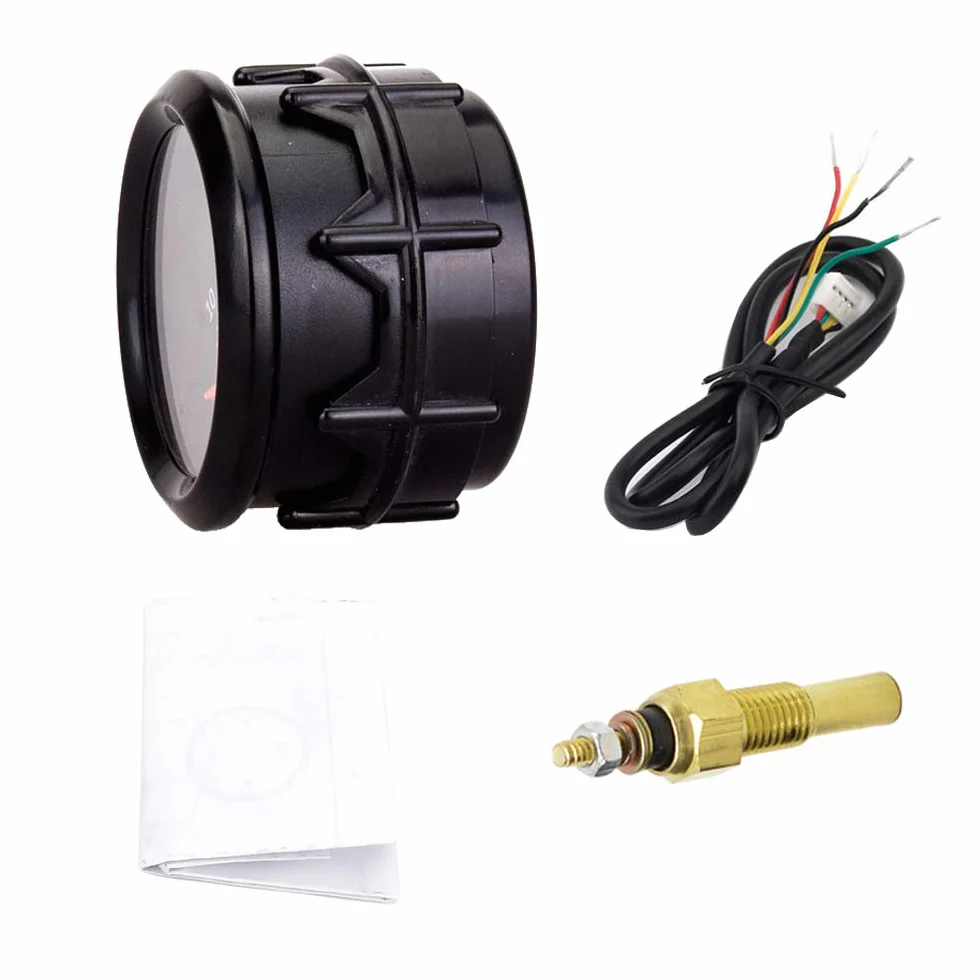 Kit Misuratore Temperatura Olio 52mm LED Bianco Universale ETOPARS