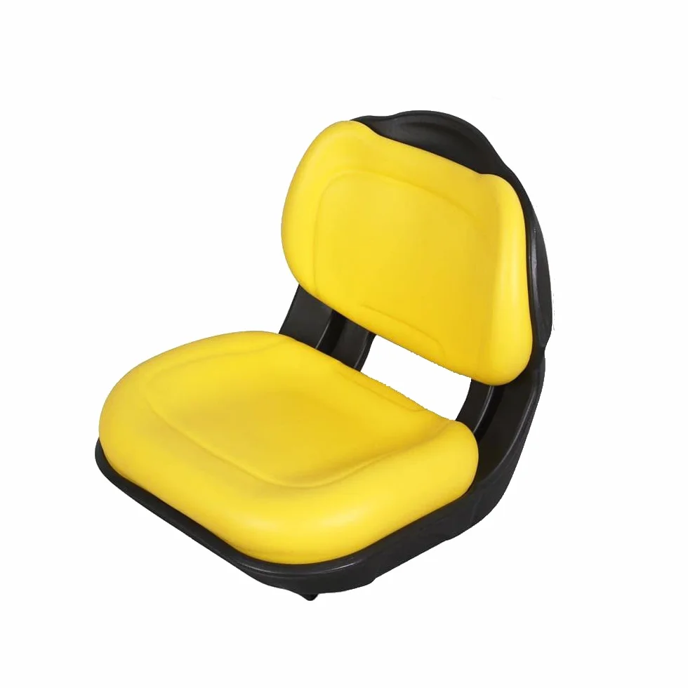 Sedile compatibile con John Deere X300 X300R X304 X305R X310 X320 X324 X330 X340 X350 X350R X354 X360 X370 X380 X384 X390 X394 Ricambio per AM136044 AUC13500 AUC11188 AM134543 AM141482 PVC Giallo