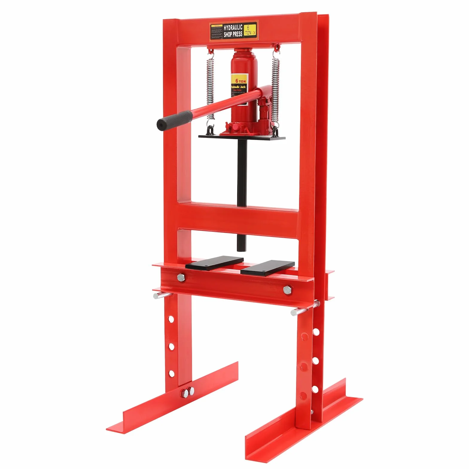 Pressa da officina idraulica 6T 125 mm acciaio al carbonio manuale per cuscinetti boccole auto