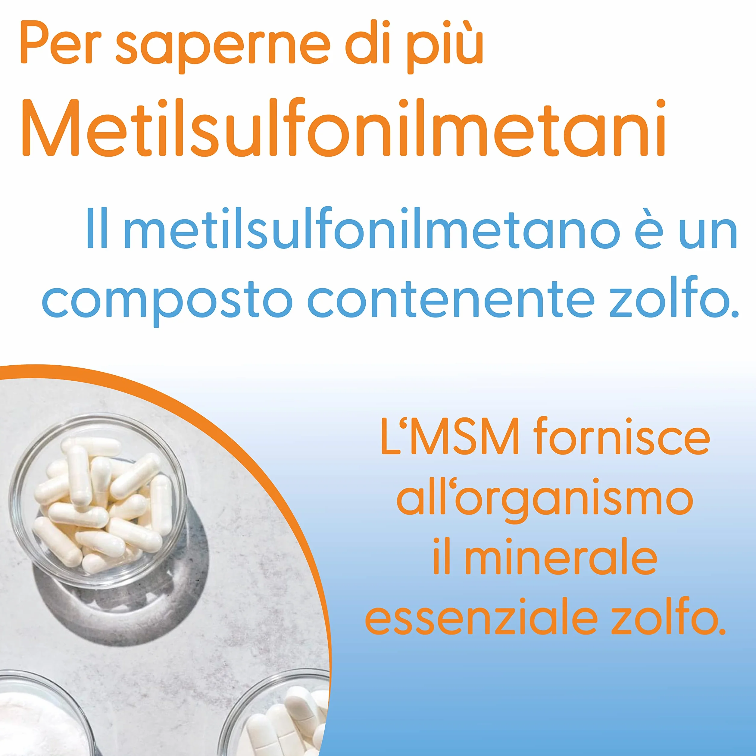 Doctor's Best MSM con OptiMSM 1.000mg 180 Capsule Zolfo Naturale