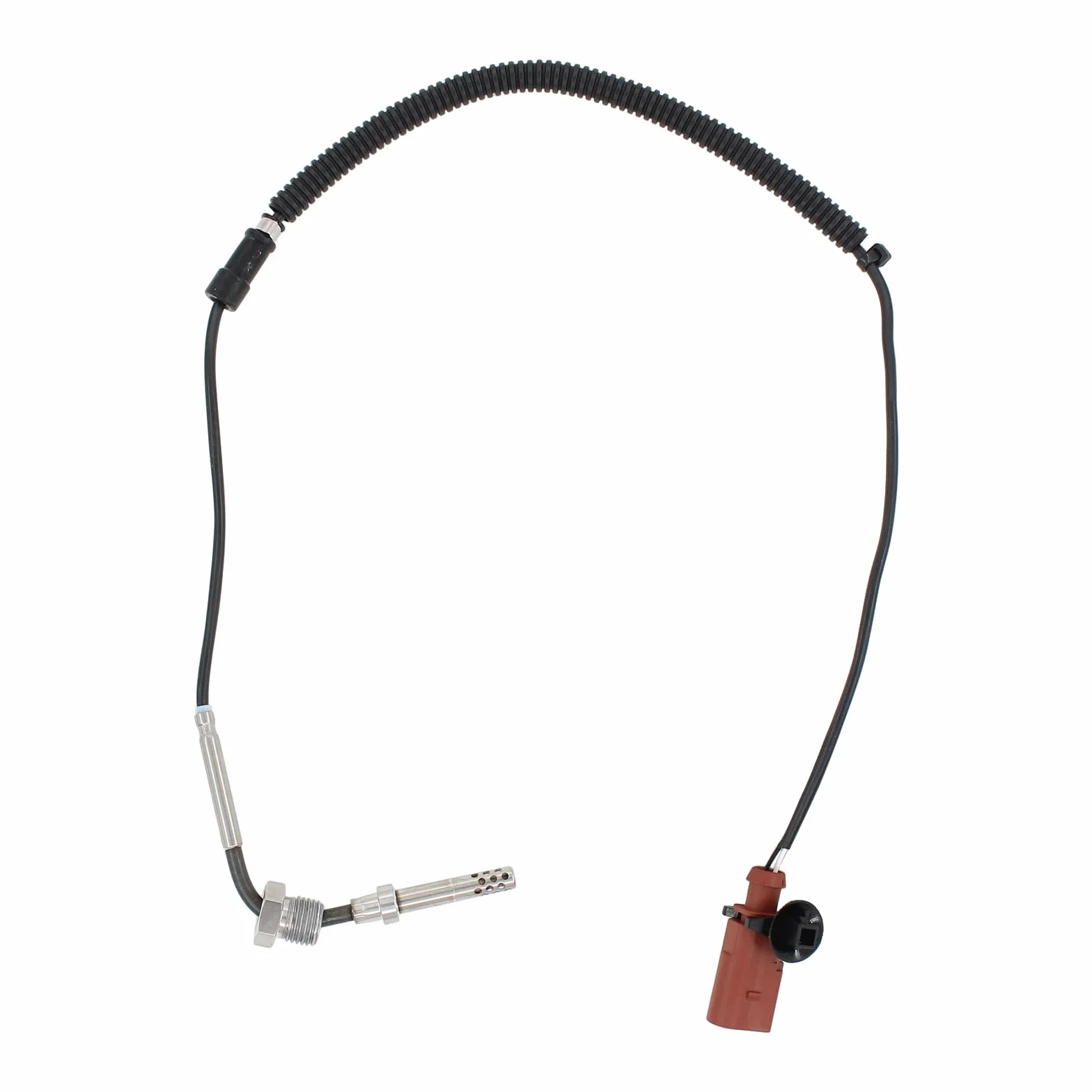 Sensore di temperatura gas di scarico per Audi A1 Seat Ibiza Toledo MK4 Skoda Fabia MK2 Rapid Roomster VW Polo MK5 1.2 1.6 TDI 2009-2015