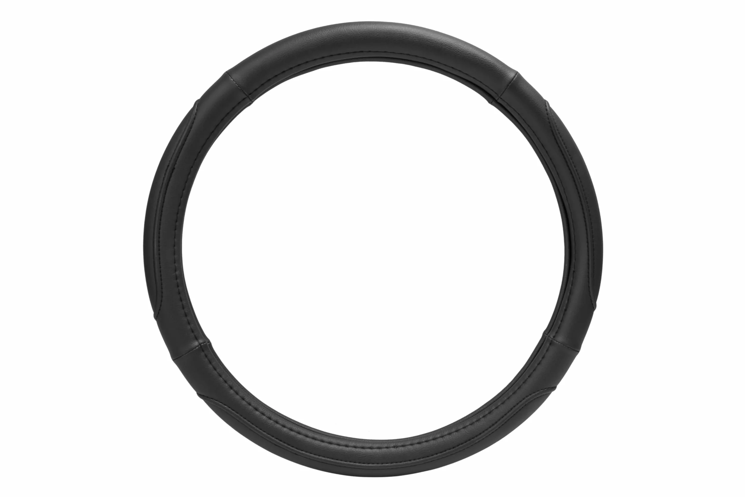 Coprivolante modello Van Nero Universale per volanti di furgoni da 42 cm. Antiscivolo. Realizzato in 50% PVC + 50% TPE di alta qualità.