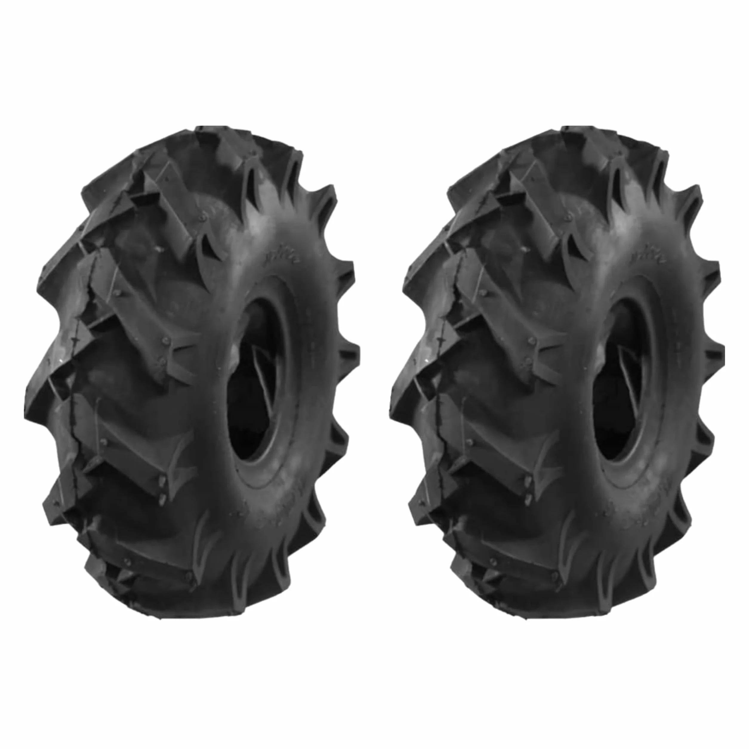 2 Pneumatici Agricoli 3.00-4 Coppia Copertoni Tassellati 4 P.R Rinforzati Gomme Mezzi Agricoli Speciali Hand Truck Carrelli Giardinaggio Trattorino