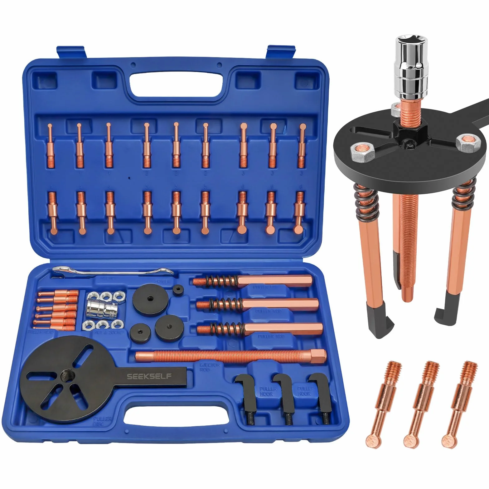 Set di Estrattori per Cuscinetti Interni, Kit Separatore, Strumento di Rimozione