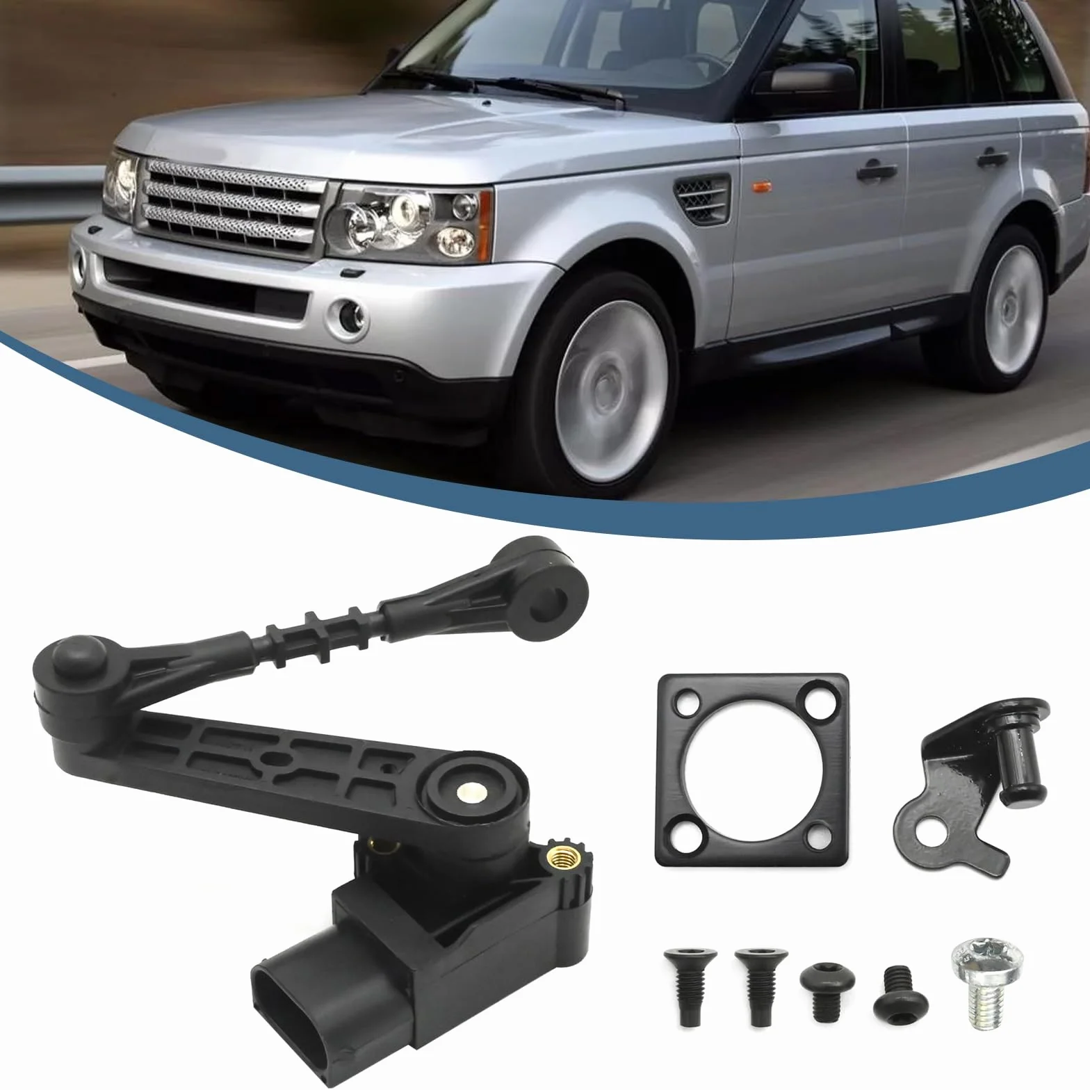 Kit sensore altezza sospensione anteriore destro per Range Rover Sport L320 2005-2009 sostituisce RQH500570