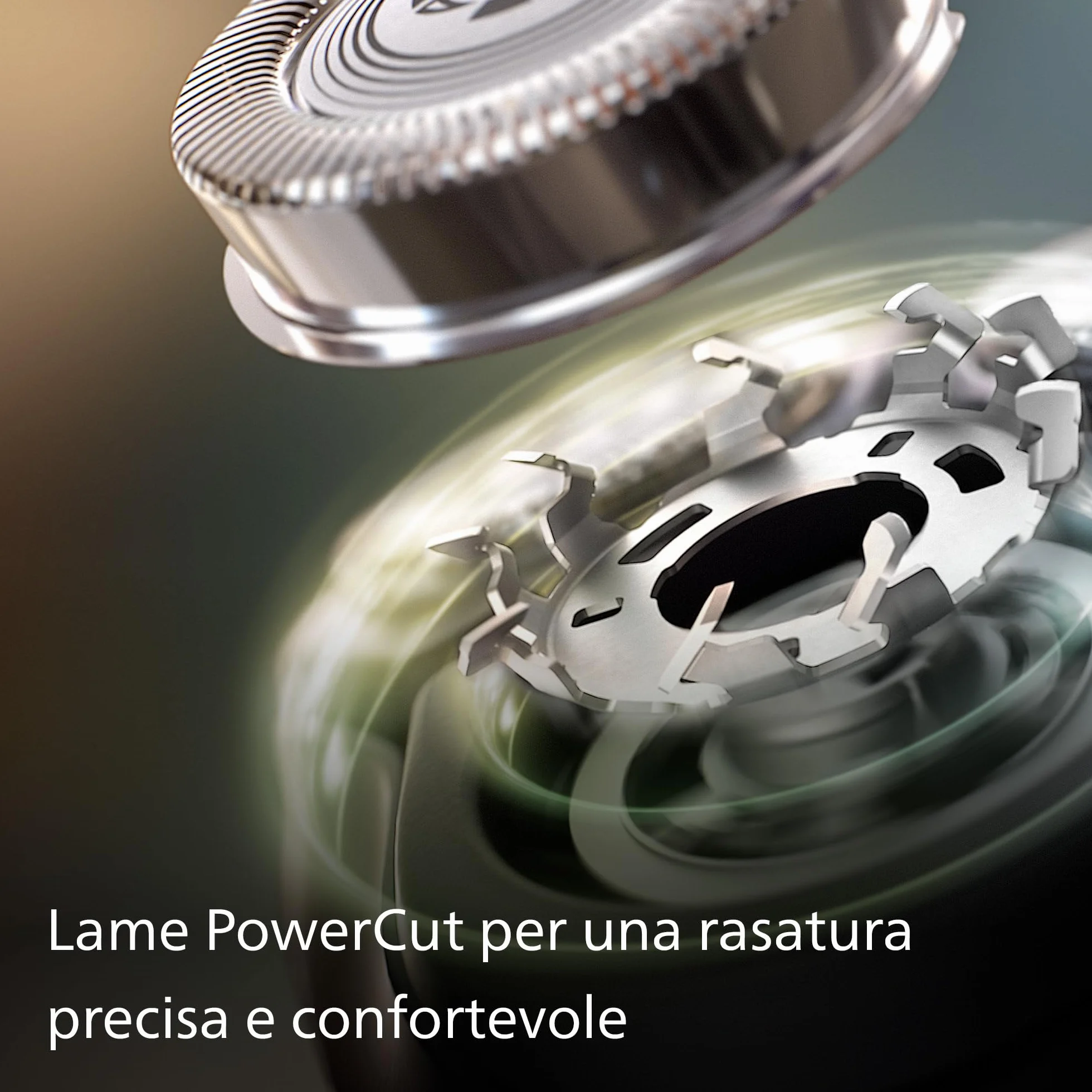 Philips Serie 3000 Rasoio Elettrico Wet & Dry Uomo SkinProtect Deep Black S3241/12