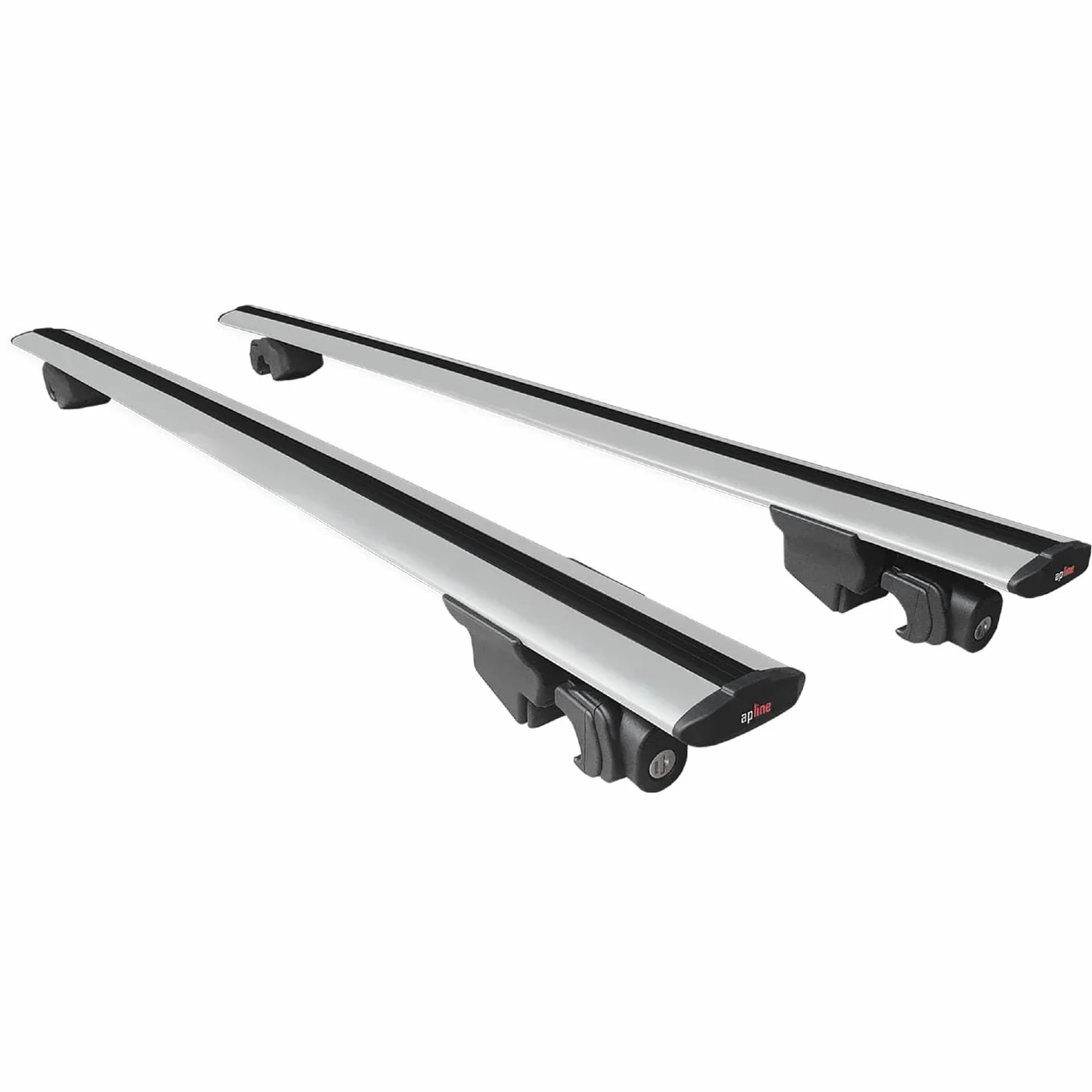 Compatibile con Toyota Yaris Cross 2020-2025 Hook Model Barre Tetto Portapacchi Auto Barre Portatutto Grigo Alluminio 2 Barre