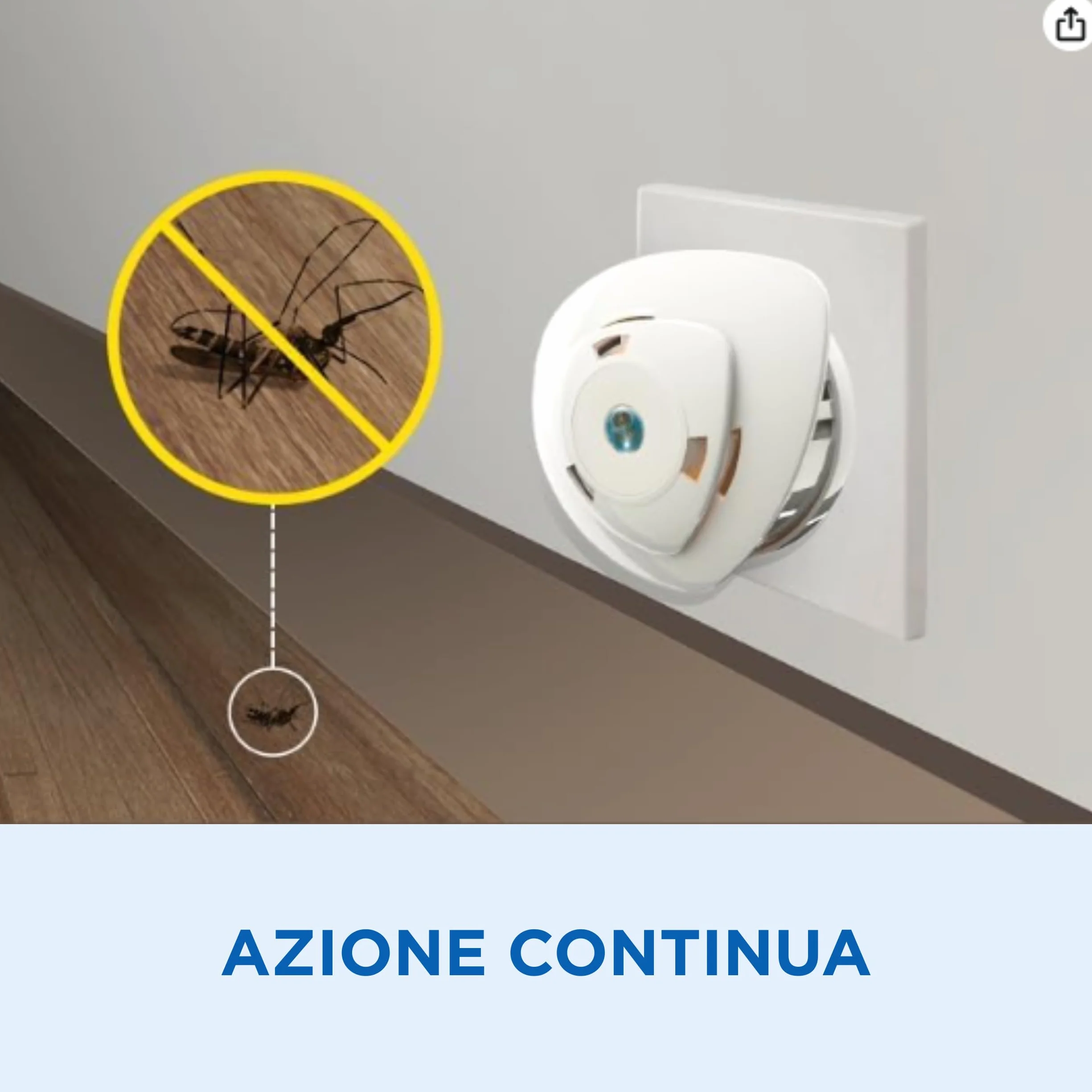 Raid Night & Day Ricarica Antizanzare Repellente Zanzare Inodore a Sabbia Compressa, Confezione da 3