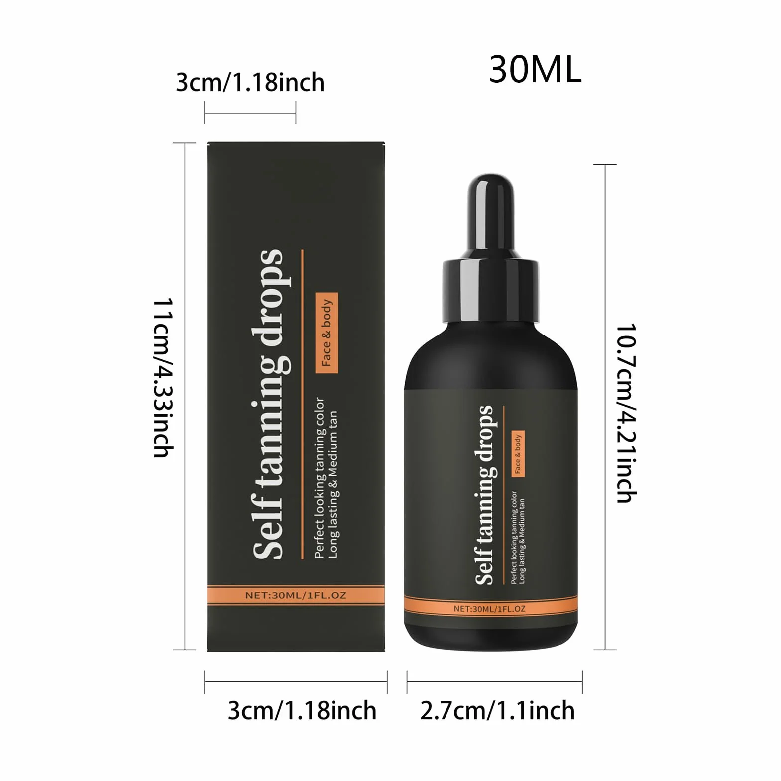 Abbronzanti Oraall facili da usare | Tonalità naturale pelle | Abbronzatura senza sole