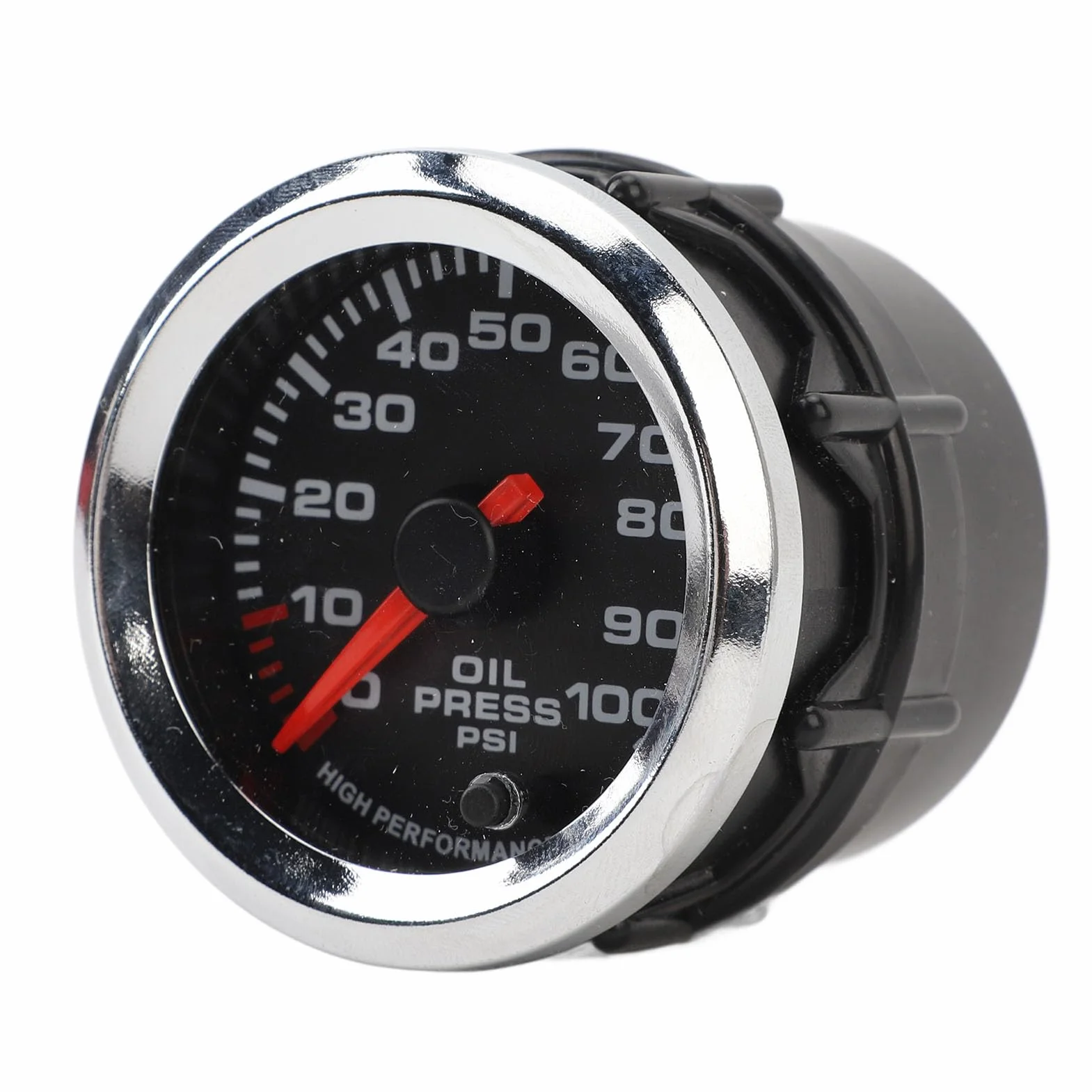 Aramox Manometro Digitale Pressione Olio Auto, Display 12V, 52 mm, 0-100 PSI, Alta Precisione