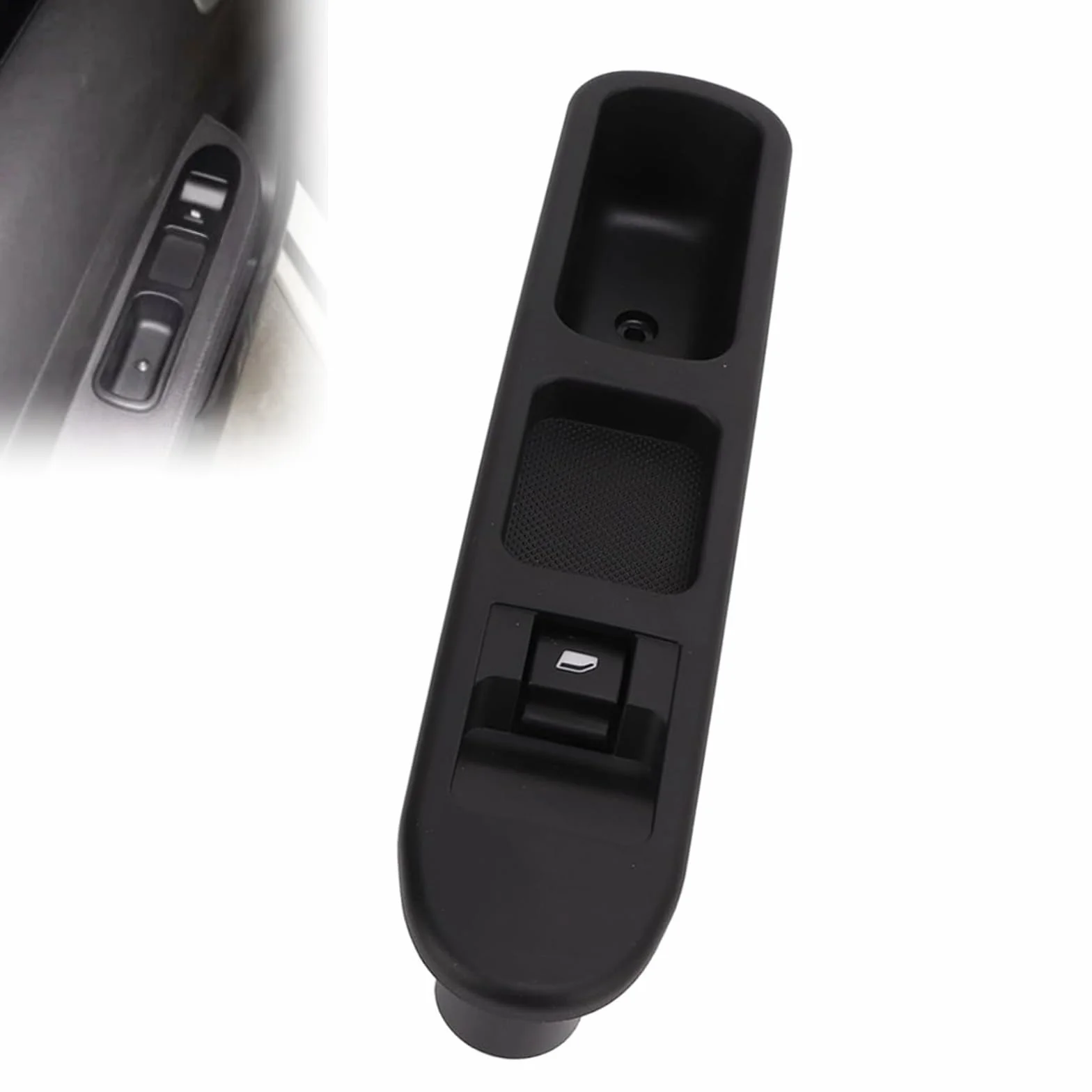 Interruttore Alzacristallo Elettrico Passeggero Anteriore Destro, Pulsanti Finestrino 6490.HQ Sostituzione Durevole in ABS Per PEUGEOT 207