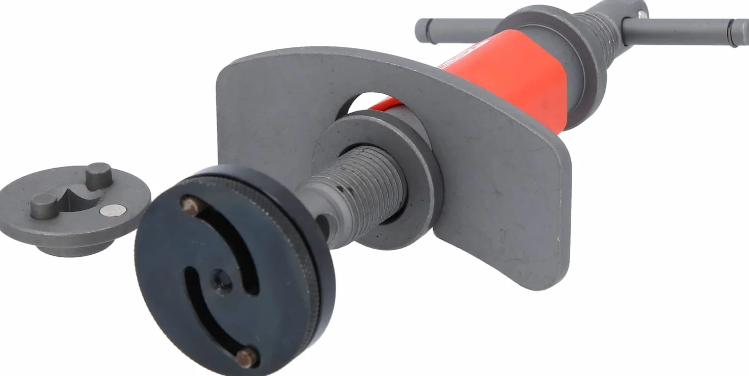 KS Tools 150.1965 Dispositivo di pressione e rotazione universale, 4 pz.