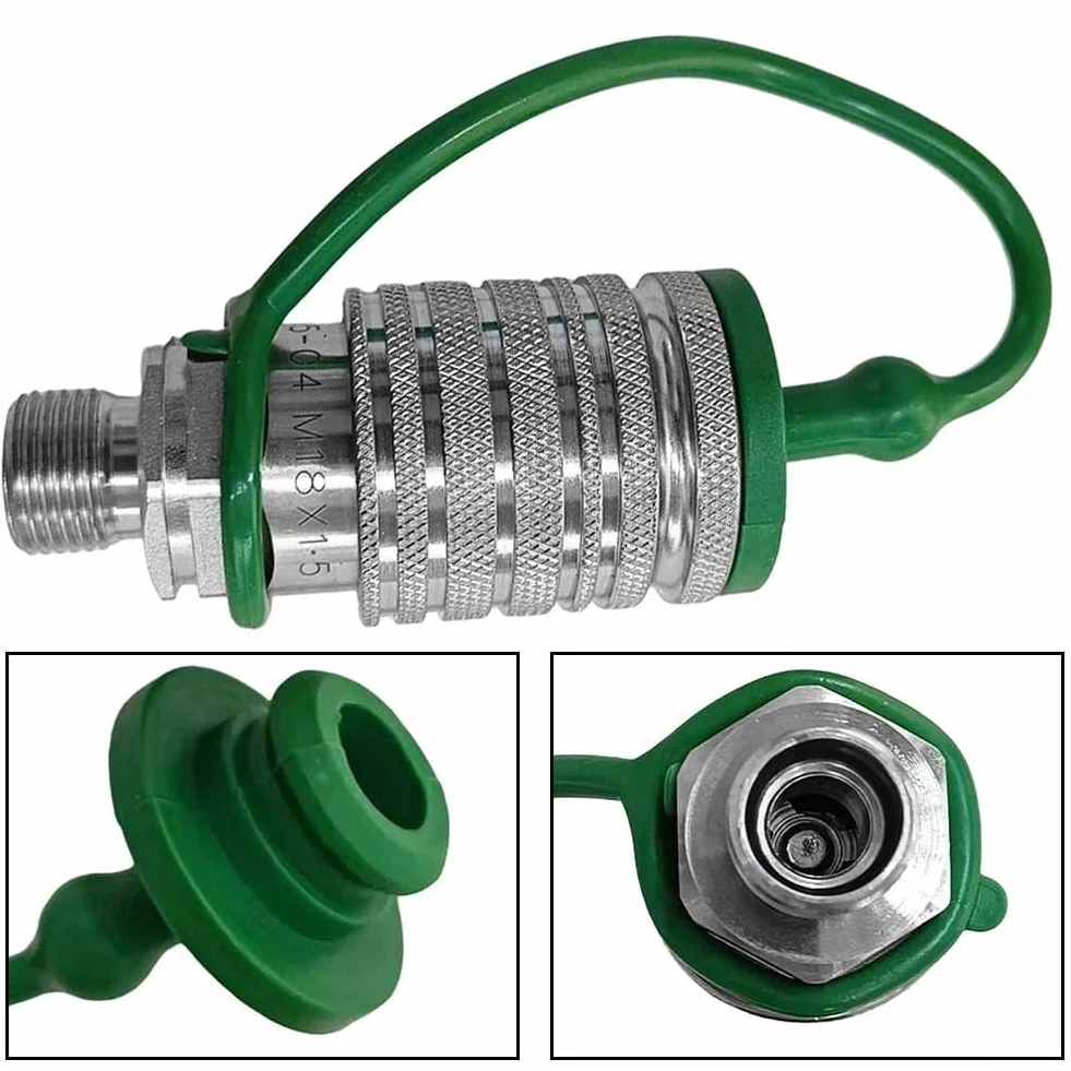 Presa idraulica dell'accoppiatore rapido AL172304 progettata per supporti idraulici ad alta pressione fino a 35MPa che soddisfano gli standard di sicurezza industriale per uso del trattore