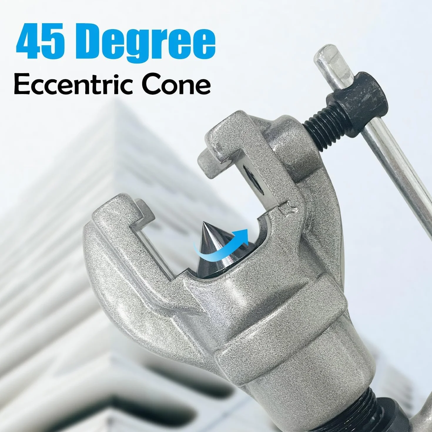 Cartellatrice a Cono Eccentrico 45° per Rame 1/4"-3/4" Tubi