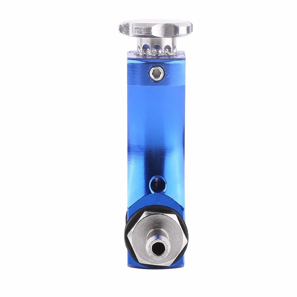 Turbo Boost Controller Manuale, Kit Controllo Boost Regolabile 1-30 PSI, Valvola di Sfiato Bilanciata per Auto Benzina, Alluminio Lavorato CNC, Montaggio in Cabina (Blu)