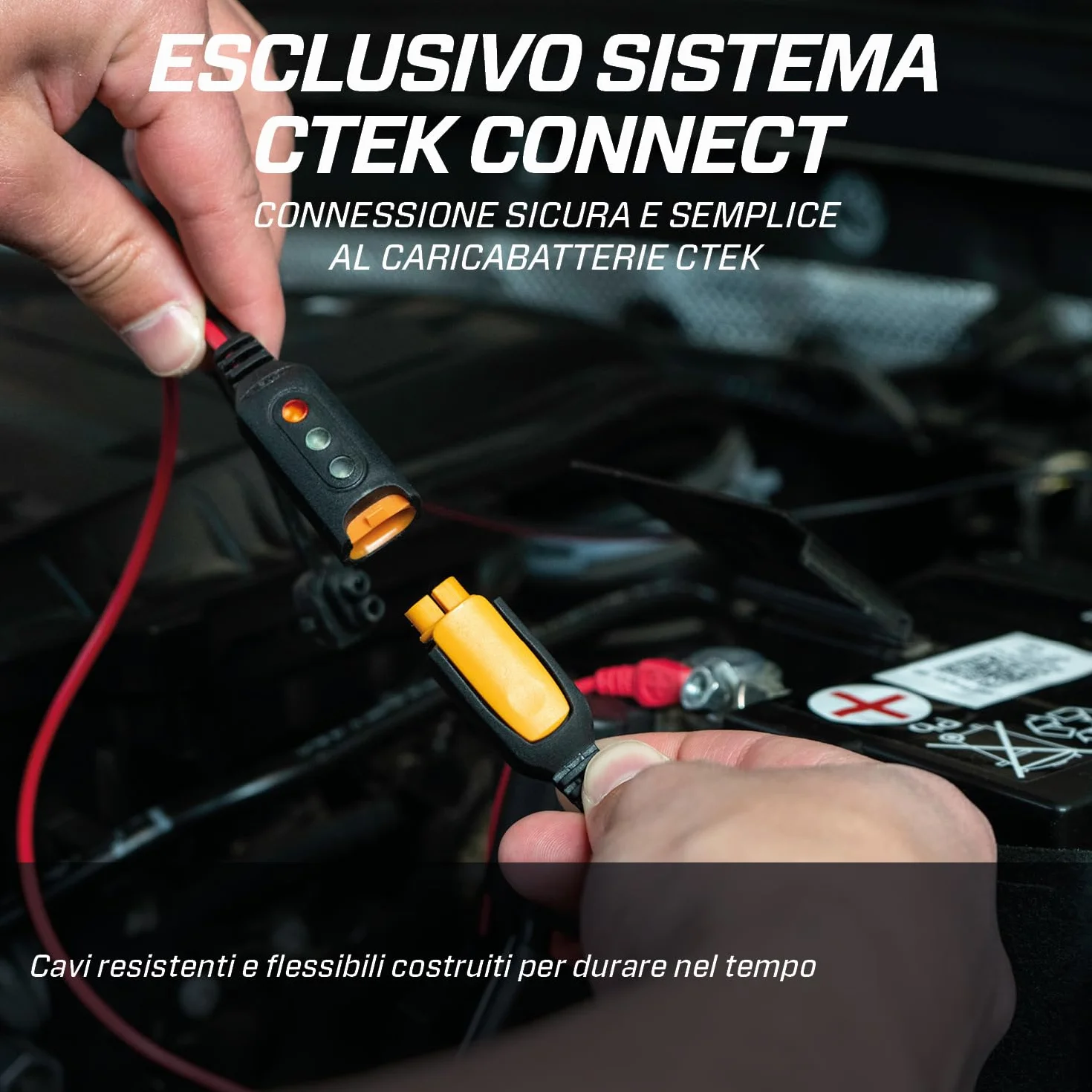CTEK Indicatore LED Stato Carica Batteria 12V 8mm M8