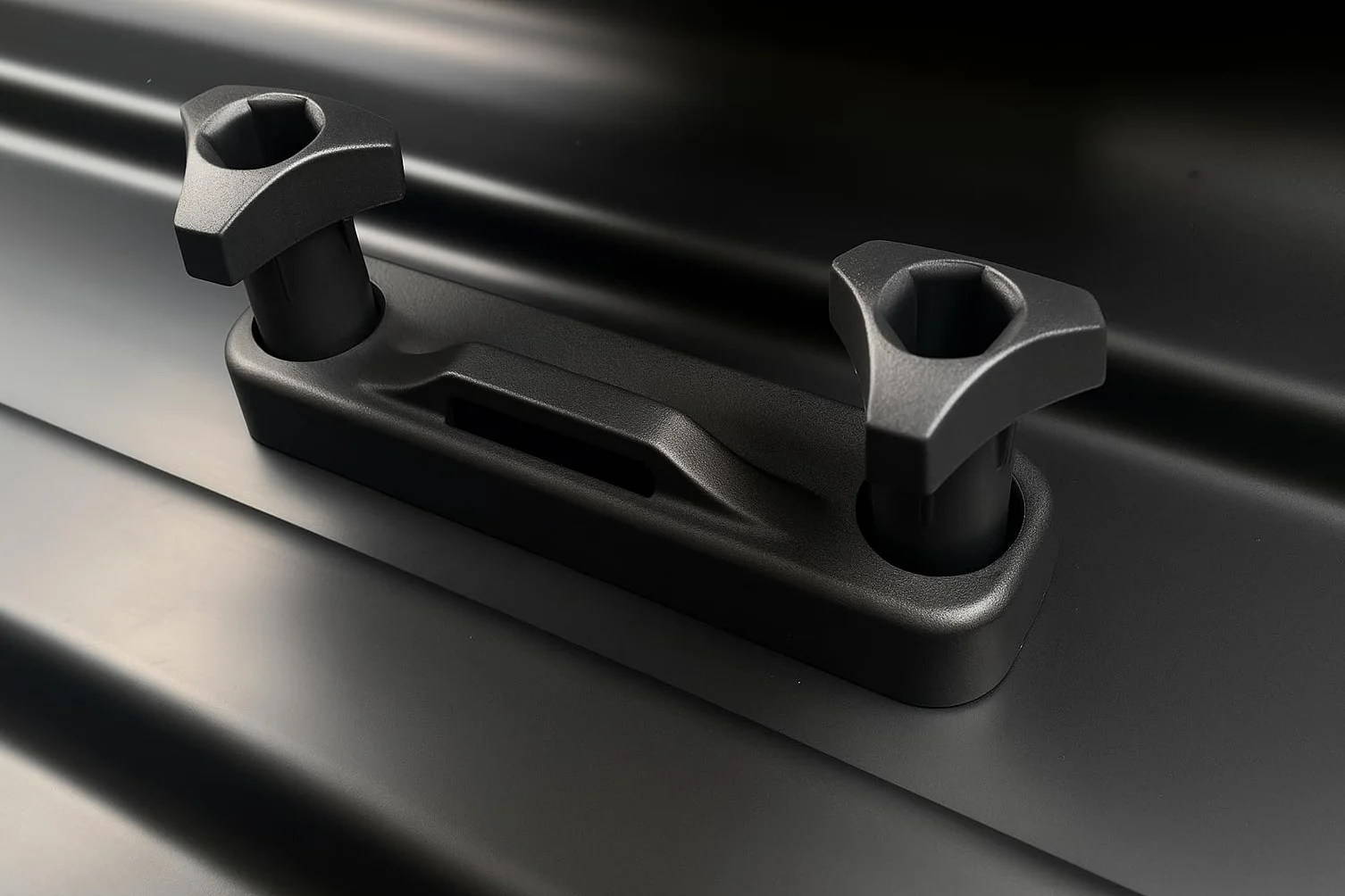 GEV Box Tetto Auto Portabagagli Easyblack, Nero Opaco Elegant– Baule da Tetto Aerodinamico per Auto, Montaggio Facile, Resistente e Sicuro per Viaggi e Vacanze (420 litri)