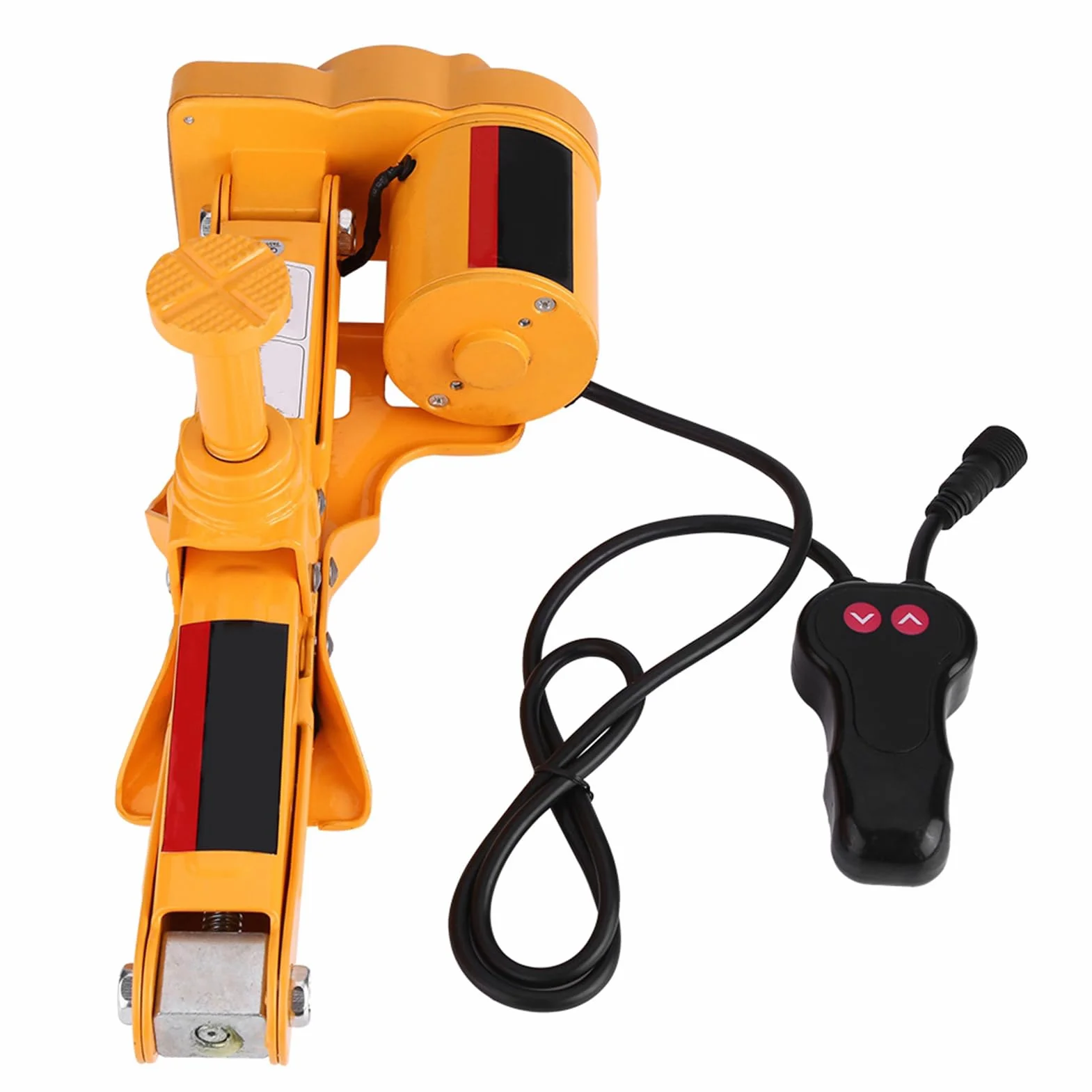 Martinetto Elettrico 3 Tonnellate 12V 15A Kit Attrezzi con Custodia per Cambio Pneumatici 12-35 cm