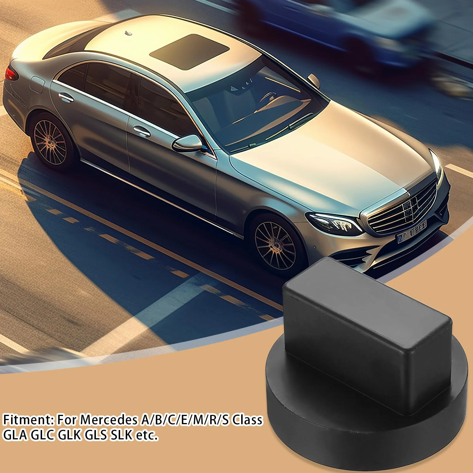 Tampone Gomma Cric Idraulico Mercedes Benz Classe W210 W211 W212 A207 C207 Supporto Telaio