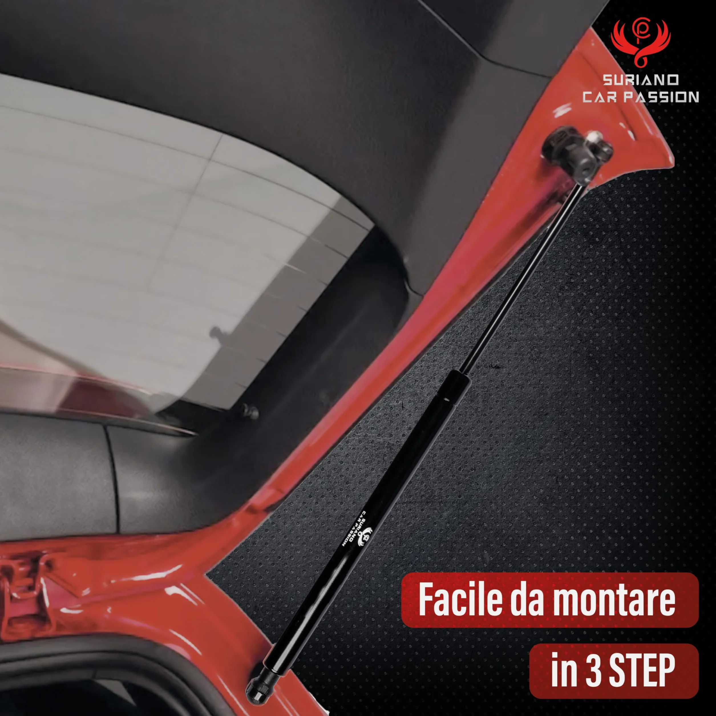 Molle a Gas Portellone Posteriore Compatibili con FORD FIESTA VI DAL 2008 al 2017 Asta Portellone Bagagliaio