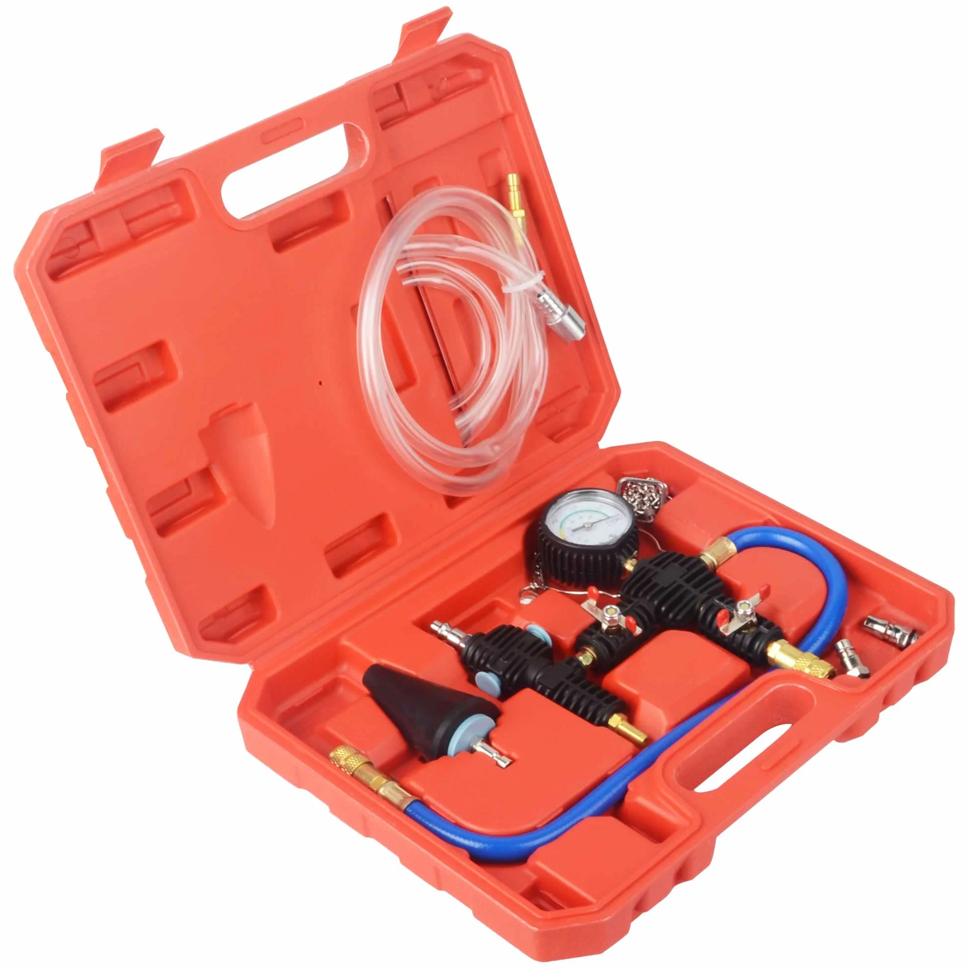 DAYUAN Set di strumenti professionali per sistema di raffreddamento del radiatore, kit di spurgo e ricarica del liquido refrigerante
