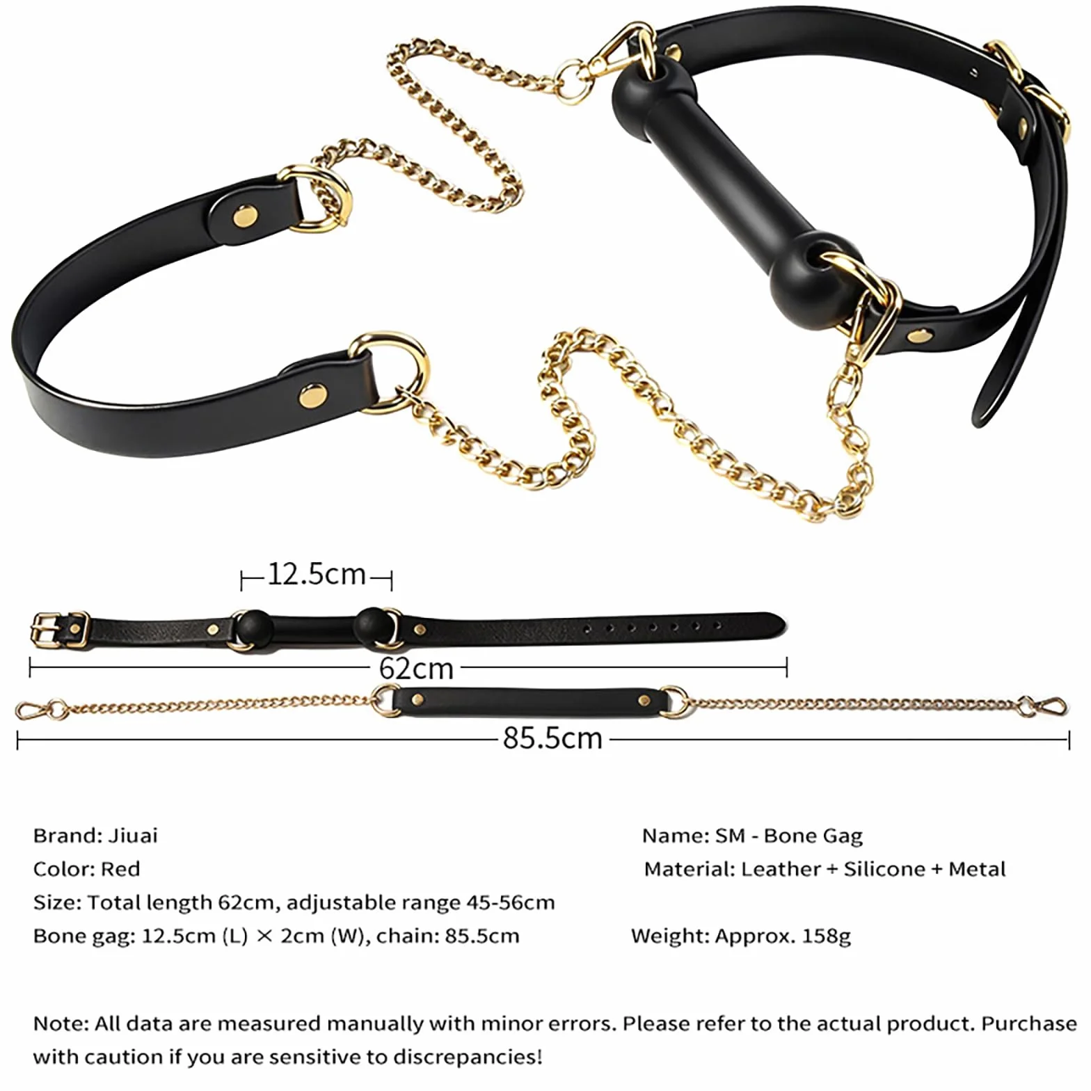 Ball Gag Bavaglio in Silicone Regolabile per Bondage Estremo Giocattoli Sessuali