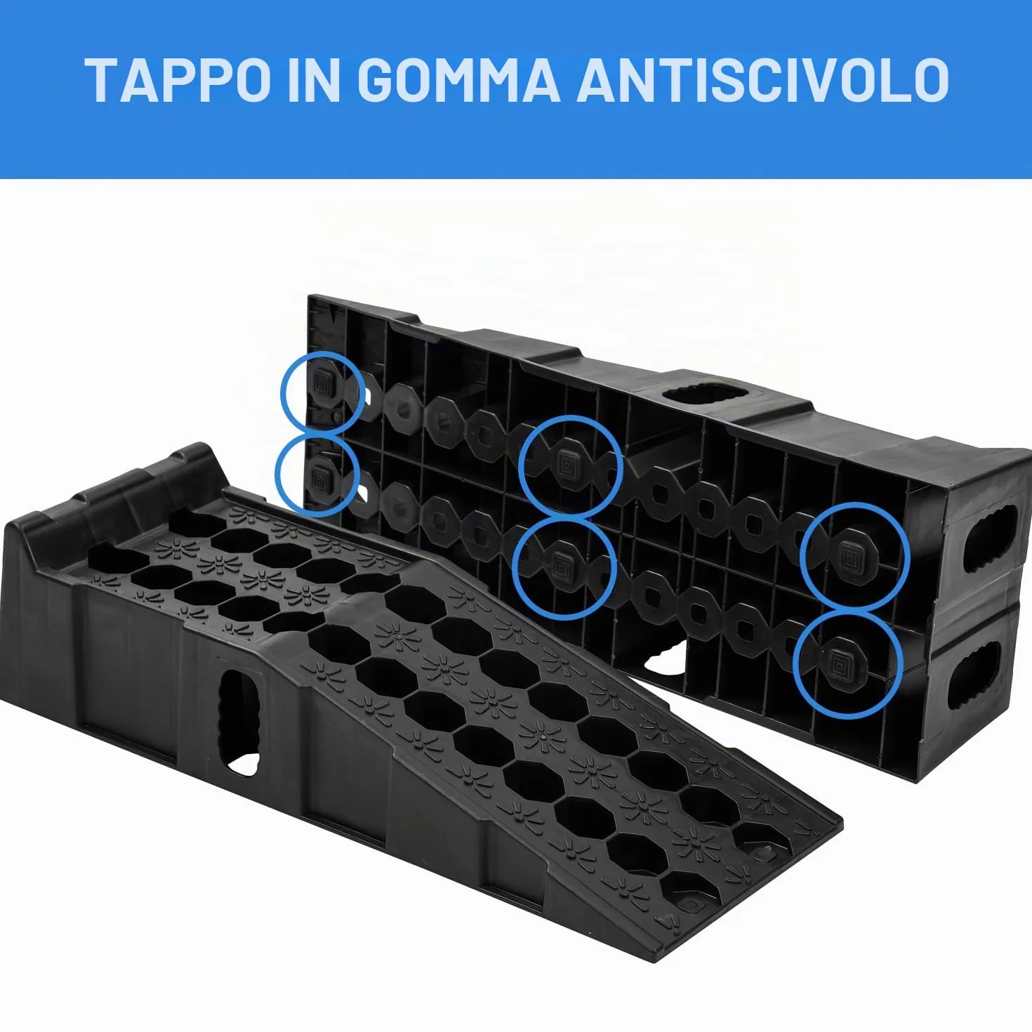 Rampe di servizio dell'automobile dell'officina di plastica resistente del garage di KATSU 2PCS (Standard V1)