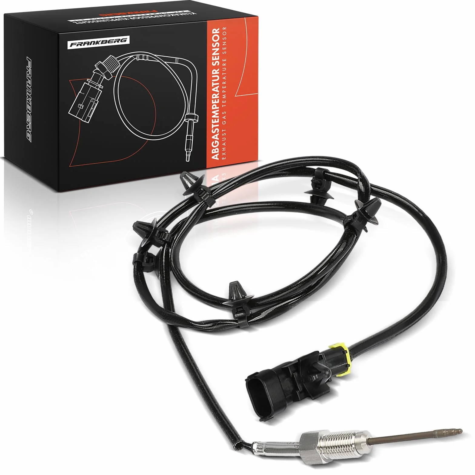 Frankberg Sensore temperatura gas di scarico 2-Poli Compatibile Grandeur TG 2.2L 2006-2011 Santa Fé II CM 2.2L 2006-2012