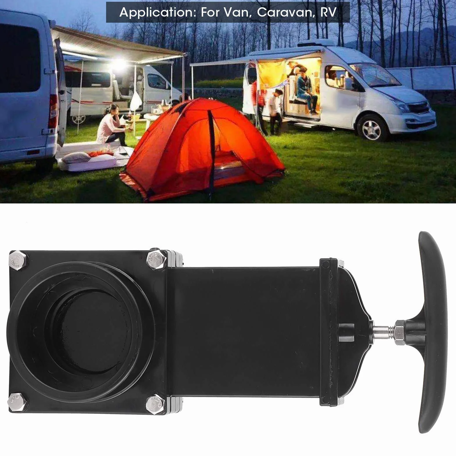Valvola di Scarico ABS 50 Mm per Caravan Accessori Esterni