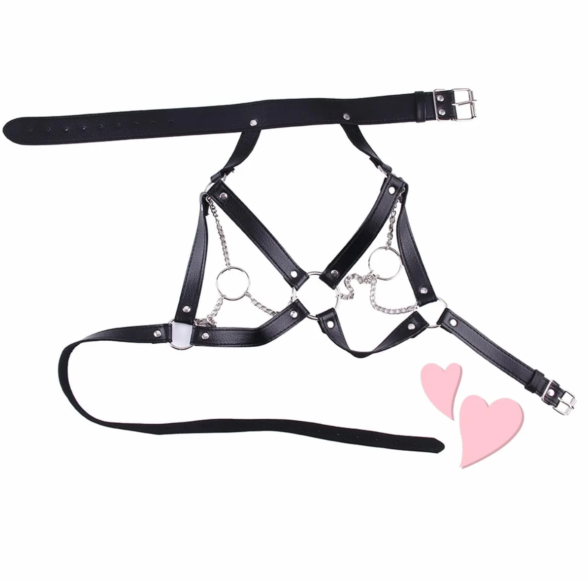 Sex Bondage Pelle Nera Catena Moda Sexy Giocattolo Originale Per Uomini Donne
