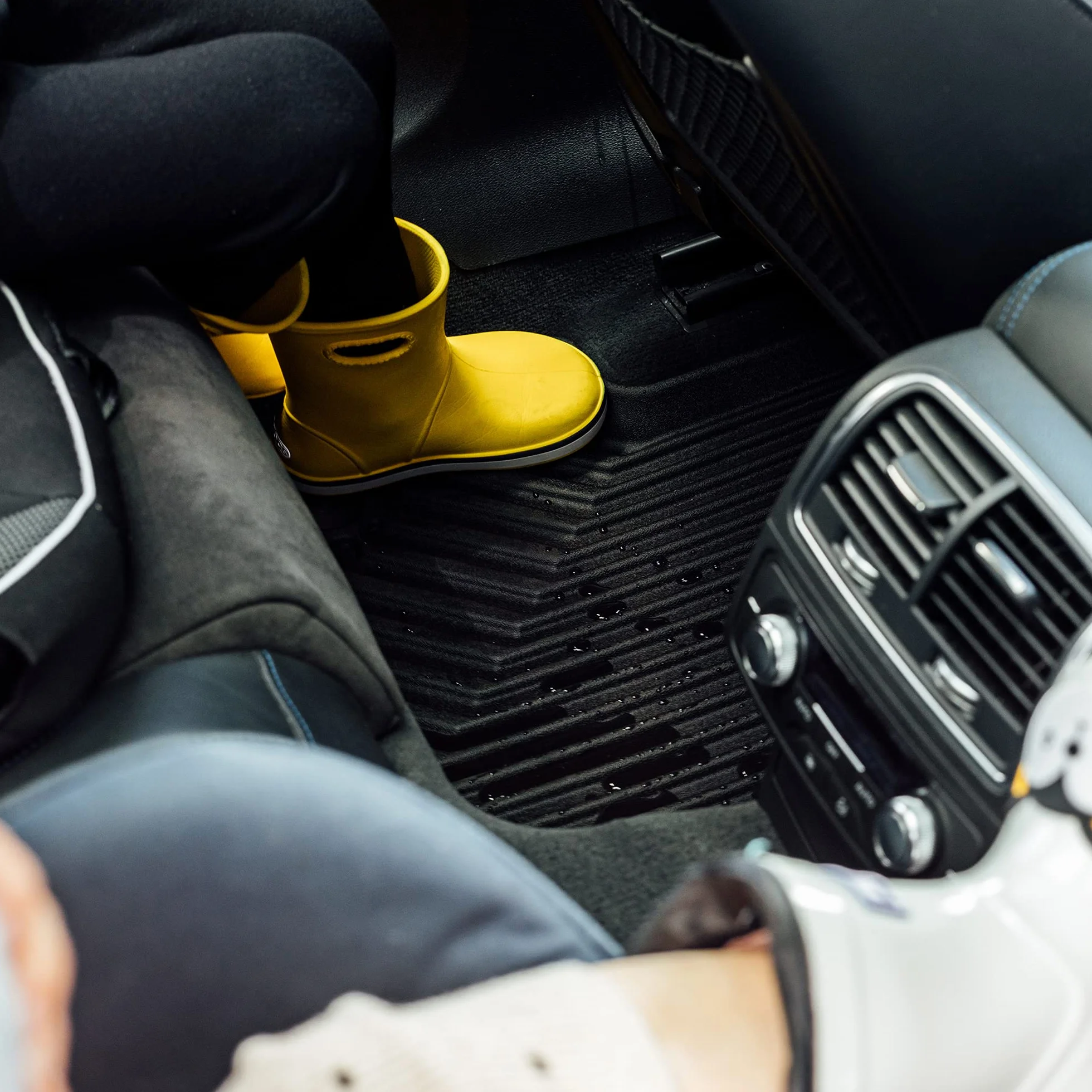 MOTOS Tappetini in gomma per auto adatto per Fiat Tipo dal 2015 Migliorate il vostro comfort di viaggio con il tappetino antiscivolo per auto No.77