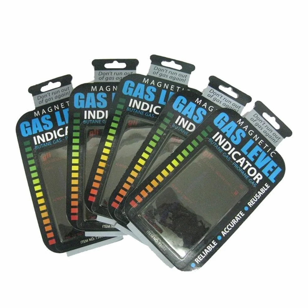 1 pz Indicatore di livello di gas Pratico propano butano GPL Carburante Gas Serbatoio Stick Indicatore di livello magnetico Misura Accessori