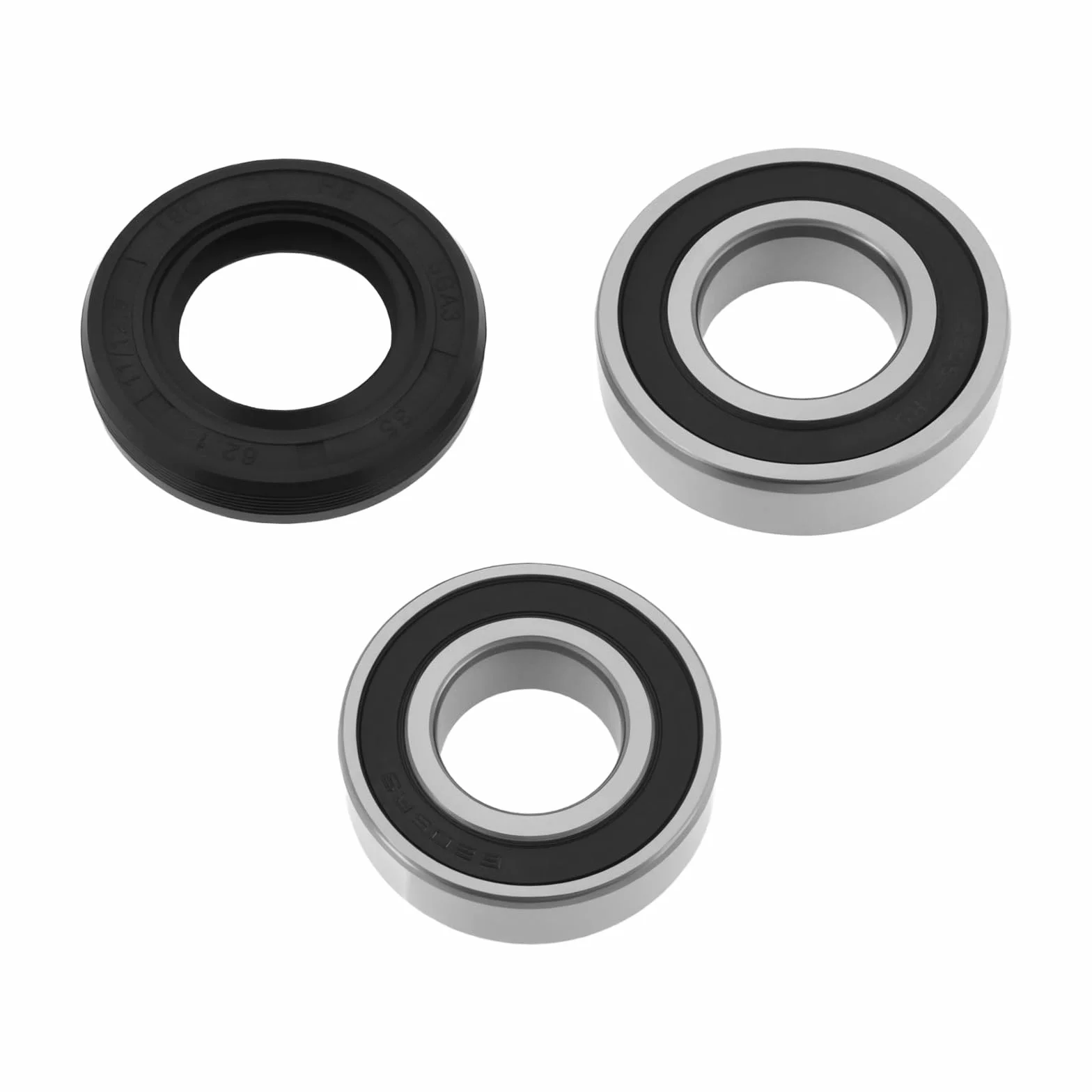 1 Set Di Cuscinetti A Sfera E Guarnizioni Per Lavatrice 6205-2RS 6206-2RS 35x62x11/12,5 Mm Kit Di Riparazione Compatibile Con Samsung