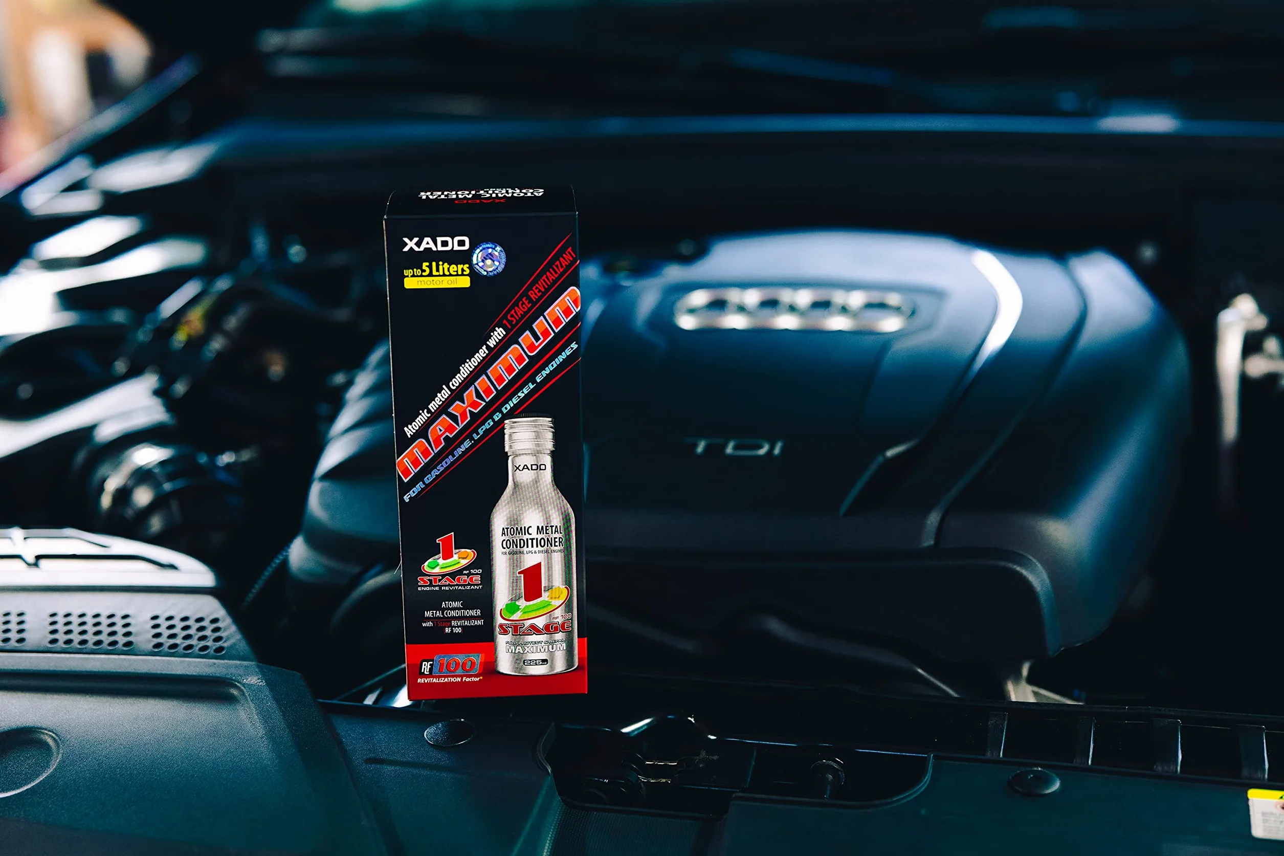 XADO Additivo olio motore riparazione protezione usura Condizionatore Atomico Metallo Revitalizant 1Stage Maximum 225ml