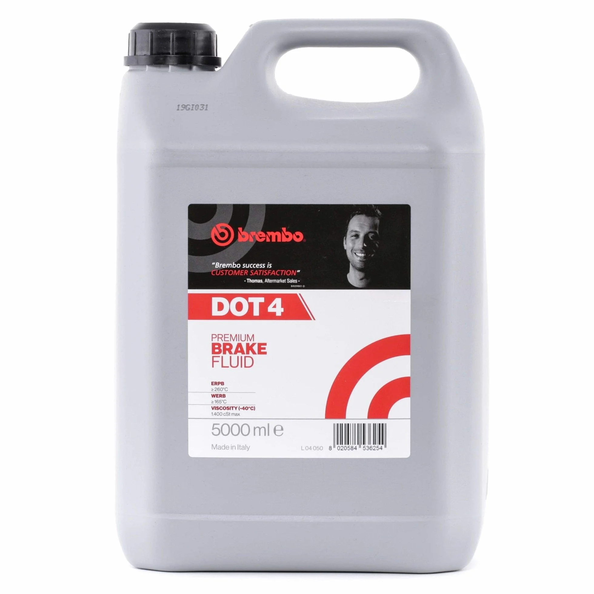 Brembo Liquido per freni DOT 4, 5000 ml