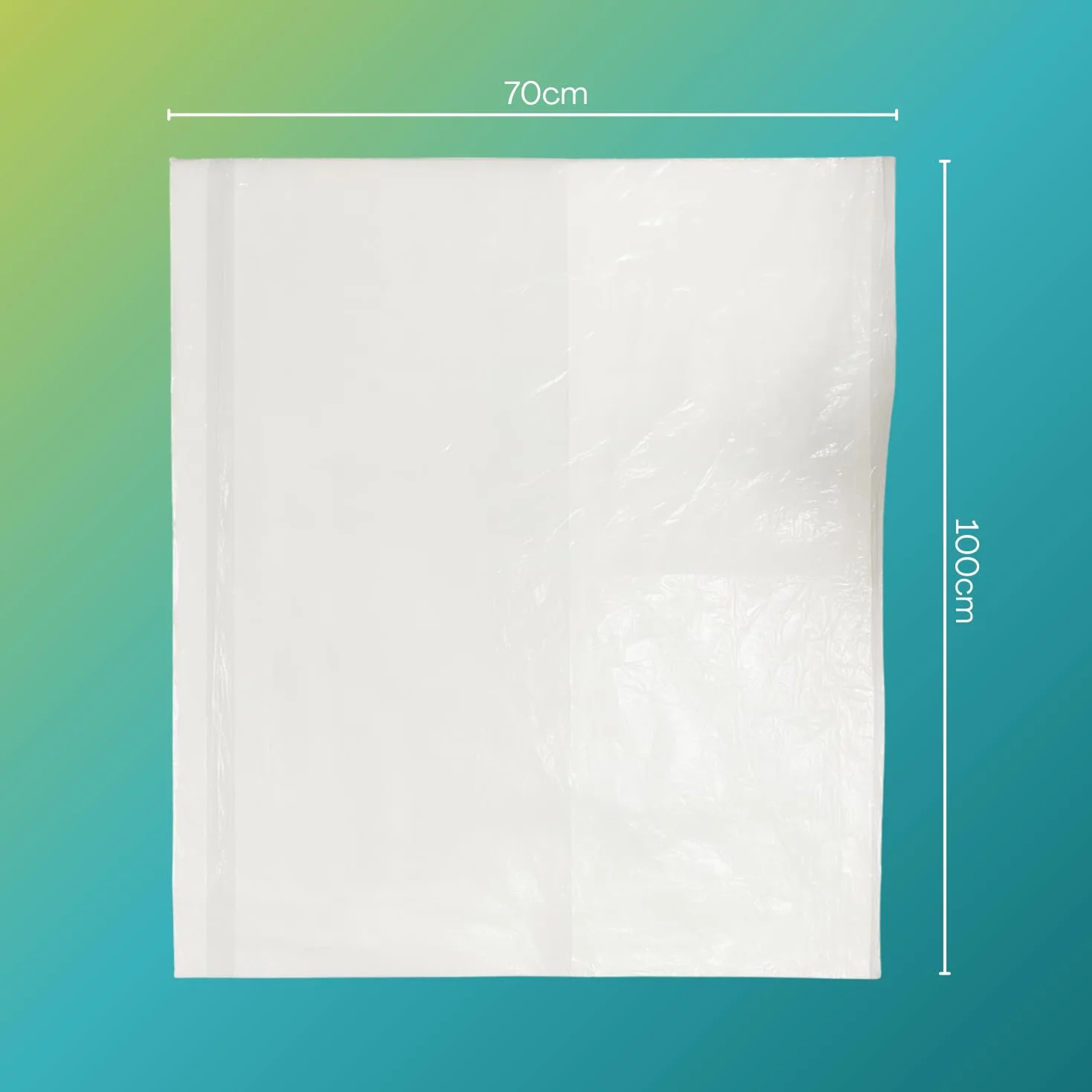 VIRSUS Sacchi per Pneumatici universali in Plastica 100x70 cm Bianco 4 sztuk