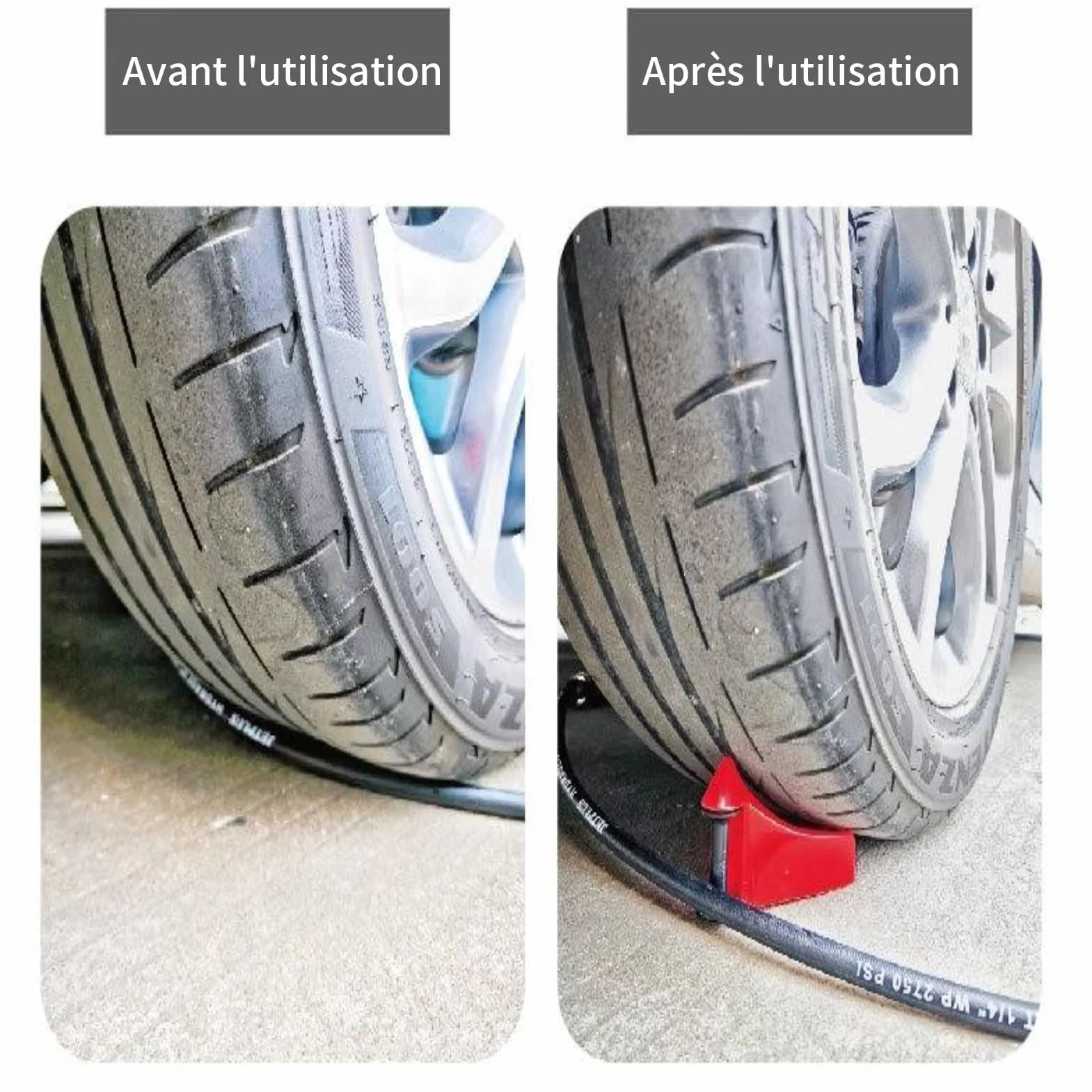 Guida Per Tubi Per Auto da 2 Pezzi, Strumenti Per La Pulizia dei Dettagli Dell'auto Guide Per Tubi Per Il Lavaggio Dell'auto, Rullo Per Tubi Per Pneumatici Che Impedisce al Tubo Dell'autolavaggio Bloc