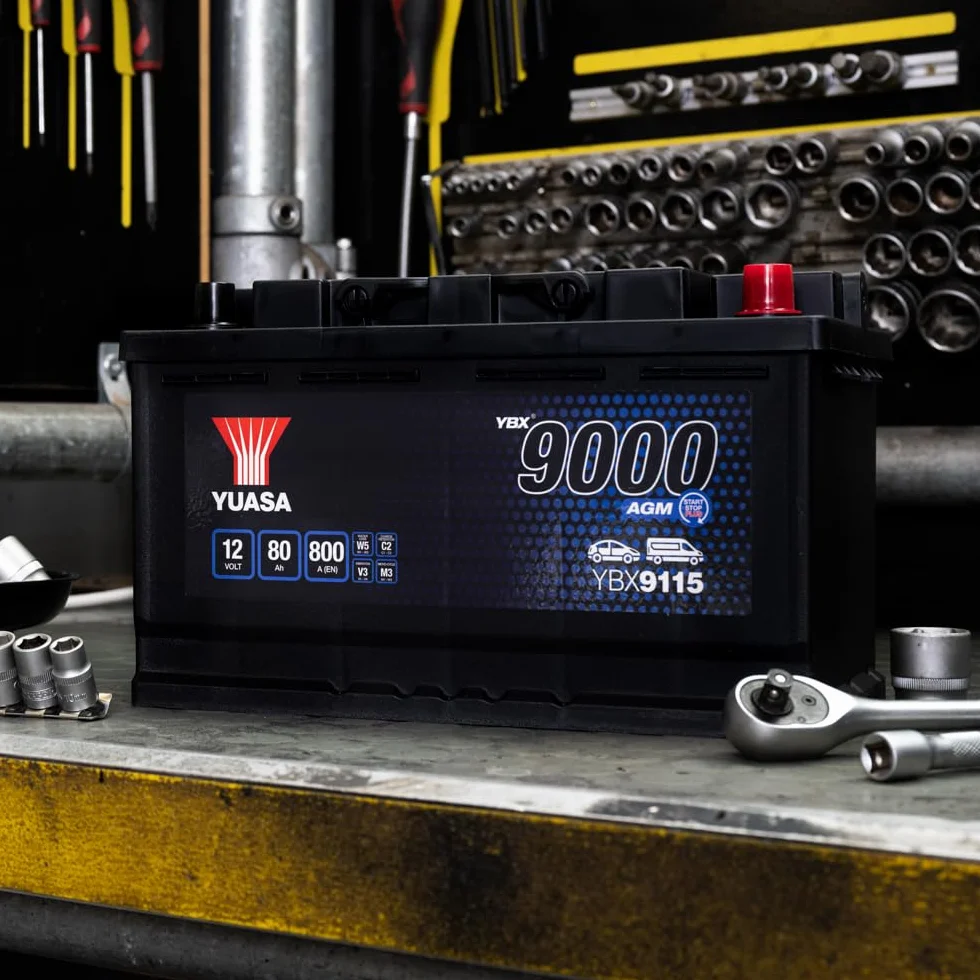 YUASA Batteria 80 Ah 800 A/EN YBX9115 317x175x190mm