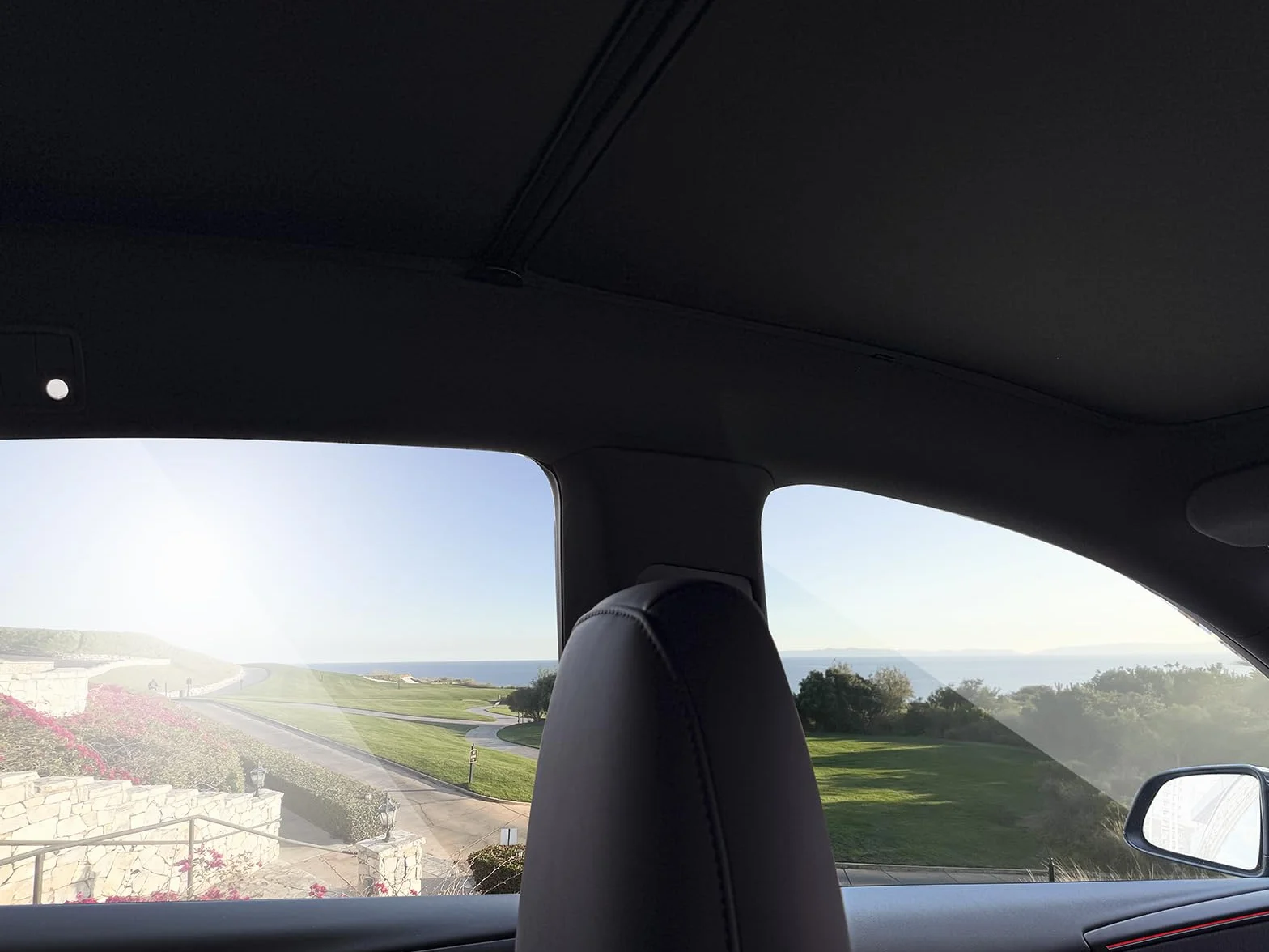 VION Tendina parasole per tetto Tesla Model Y (Nuovo Modello Y 2026–2025) – Oscuramento totale (nessuna trasmissione di luce), cabina più fresca, tessuto a doppio strato con rivestimento UV potenziato